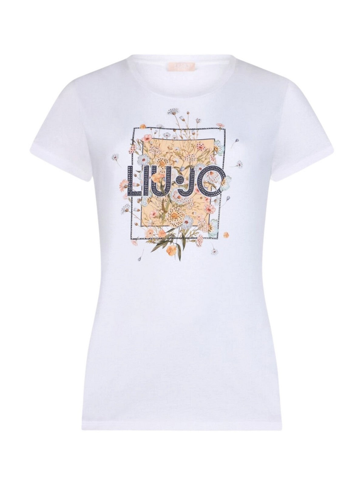 LIU JO WHITE T-shirt Donna  WA6493JS923 P9604 Bco LiuJo foulard bl gioboutiqueweb