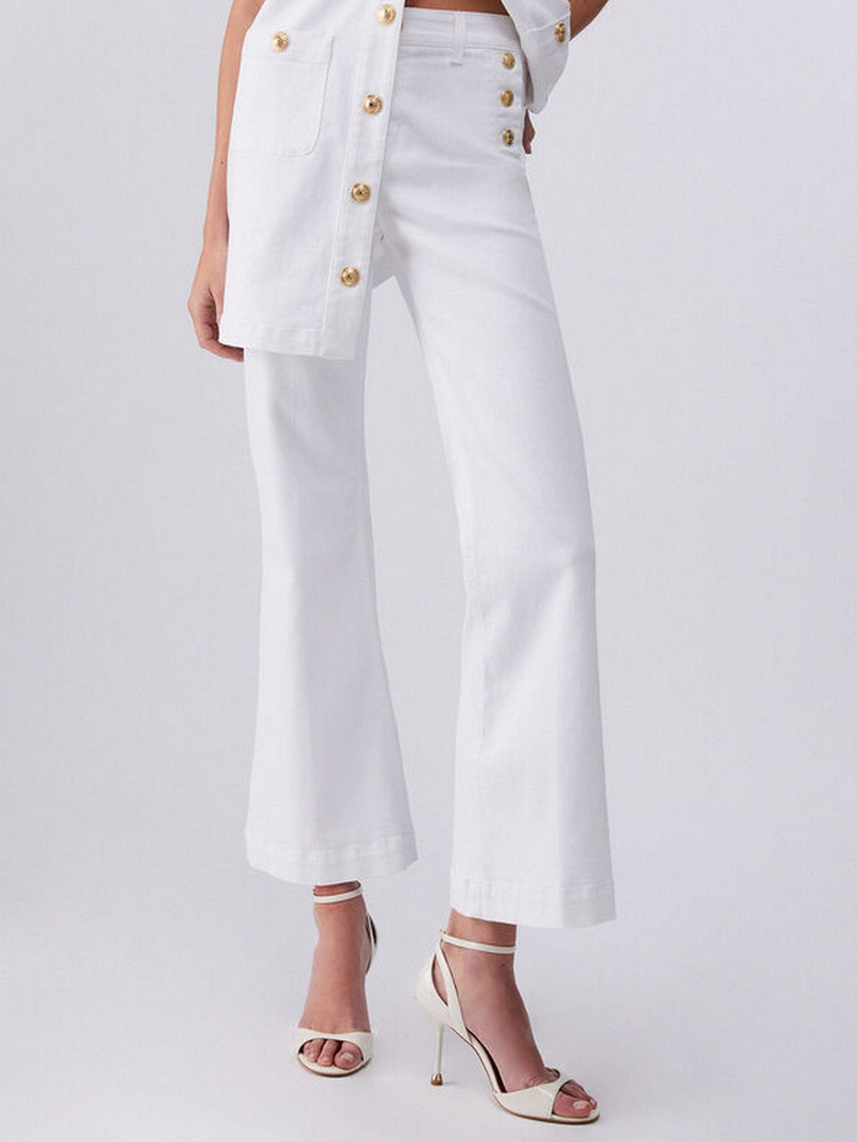 LIU JO BLUE DENIM Pantalone Donna  UA6162T456A 11111 BIANCO OTTICO gioboutiqueweb
