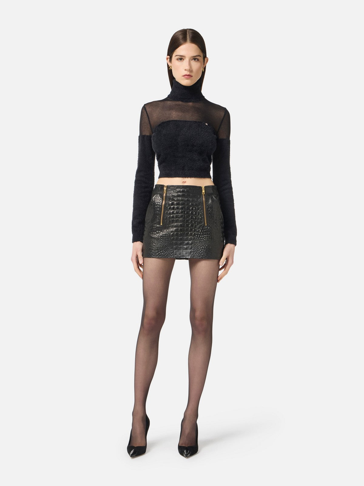 ELISABETTA FRANCHI Maglia Donna  MK54T57E2 110 Nero
