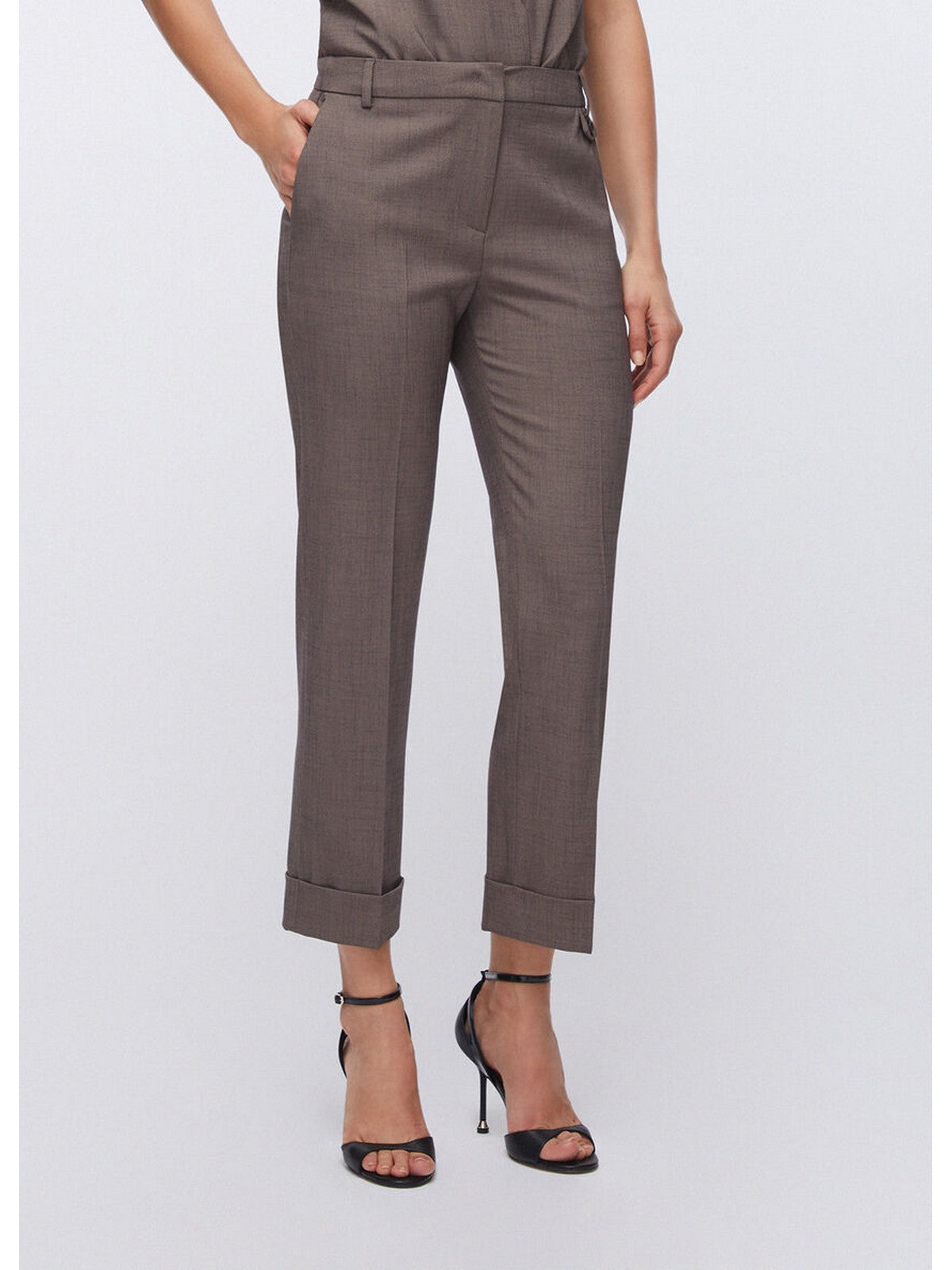 LIU JO BLACK Pantalone Donna  CA6367T577A P9578 Pepe melange gioboutiqueweb