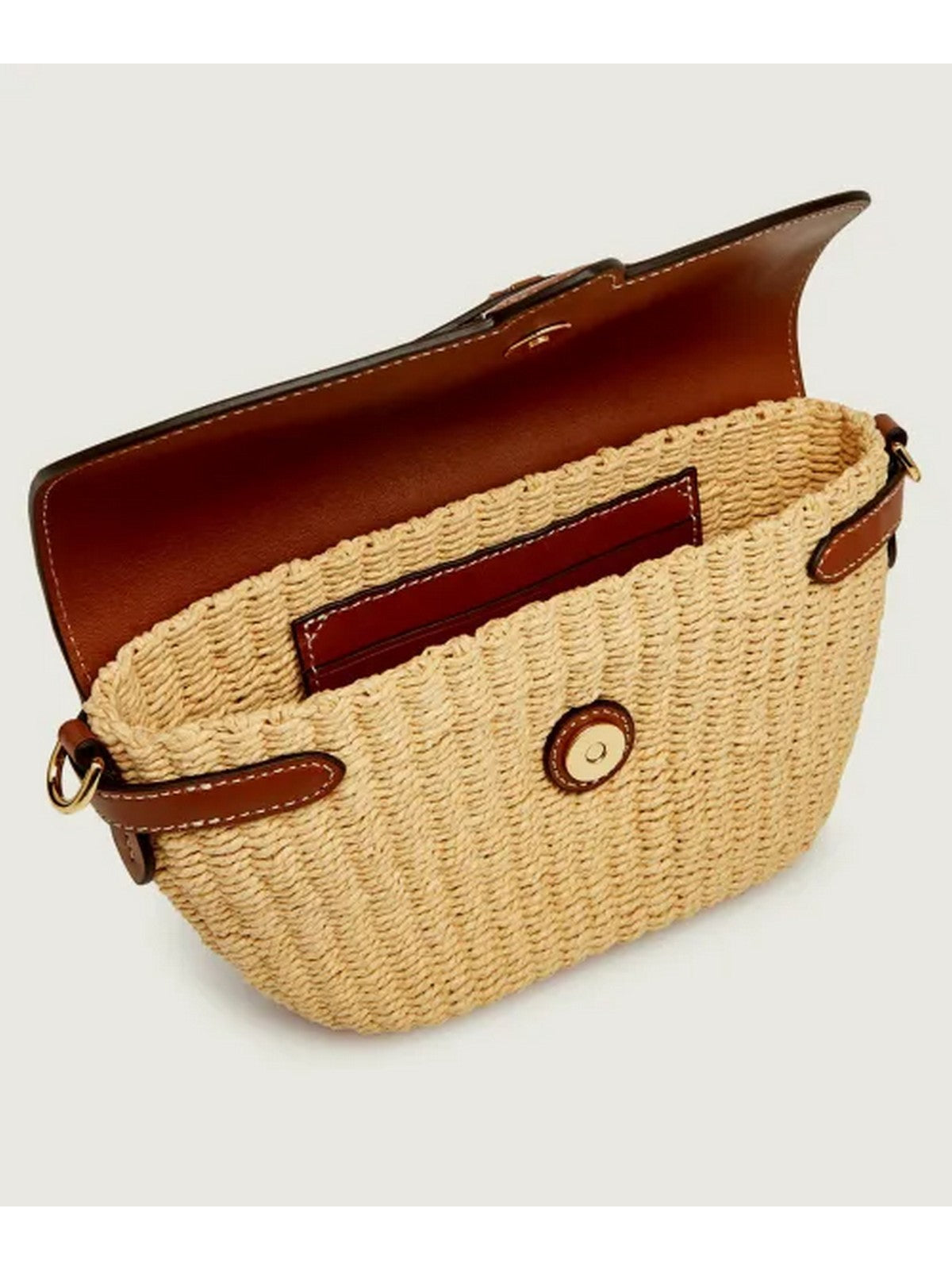 LAUREN RALPH LAUREN Borsa Donna LYNDEN-SHOULDER BAG-SMALL 431P10158 001 NATURAL/LAUREN TAN