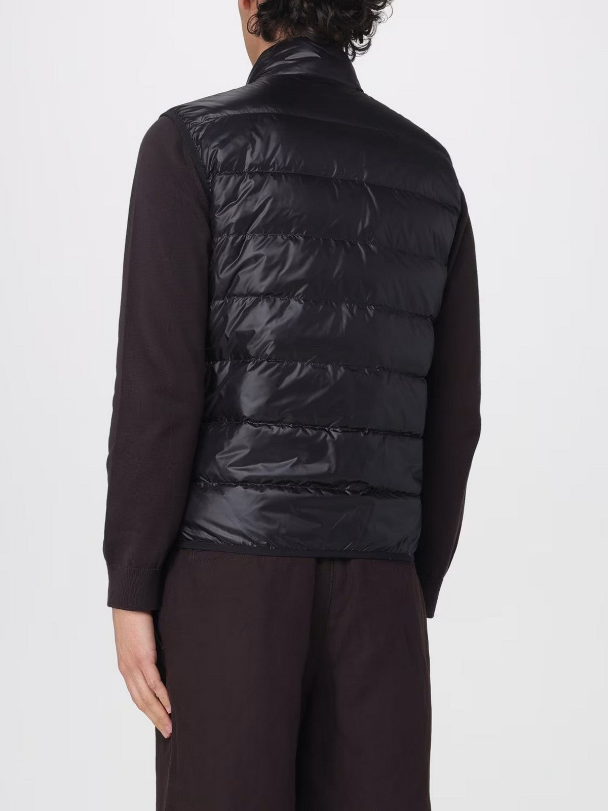BLAUER Gilet Uomo RAWSON 26SBLUX03232 006719 999ET NERO interno BEIGE NATURALE gioboutiqueweb