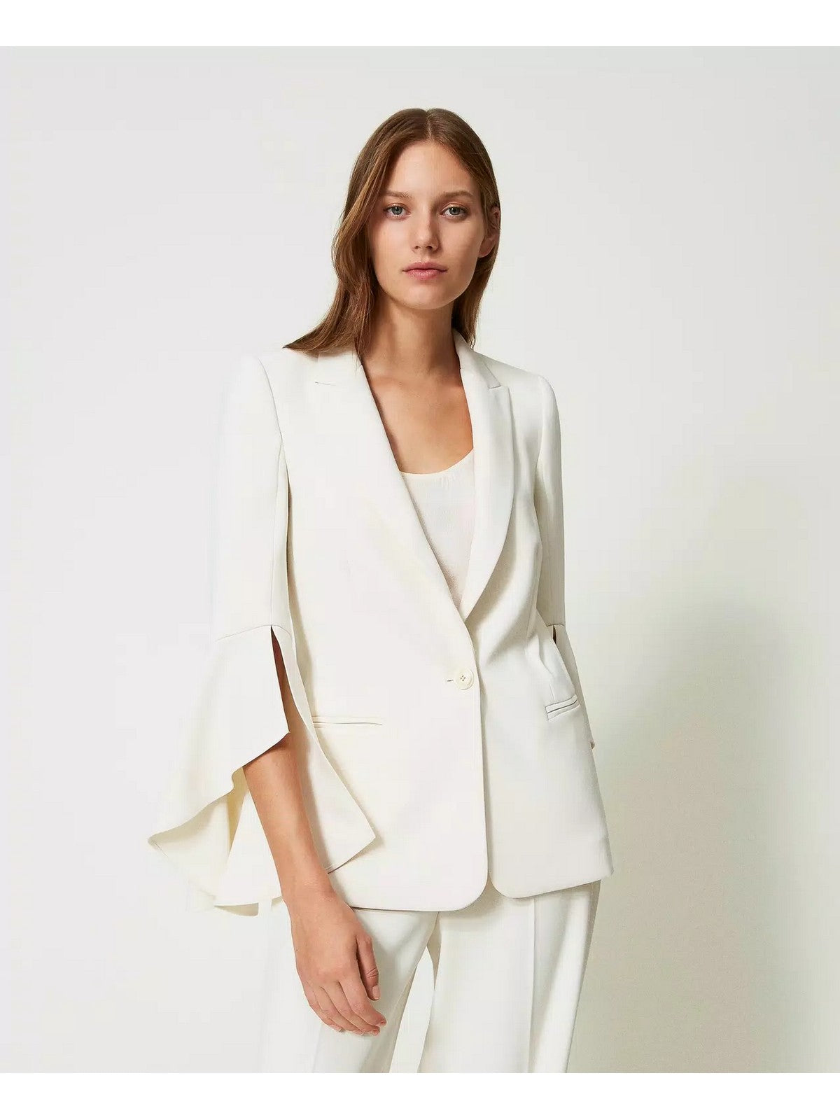TWINSET Giacca Donna  241TP2290 00282 Bianco gioboutiqueweb