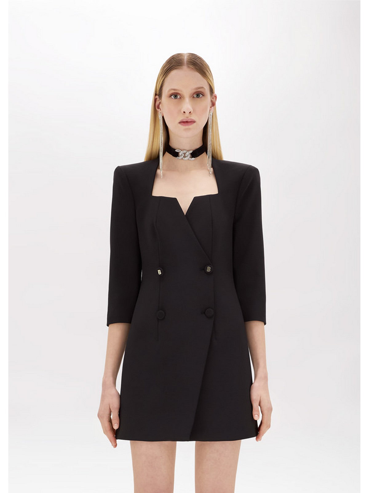 Blugirl Woman Dress Ra4128T3191 22222 Black