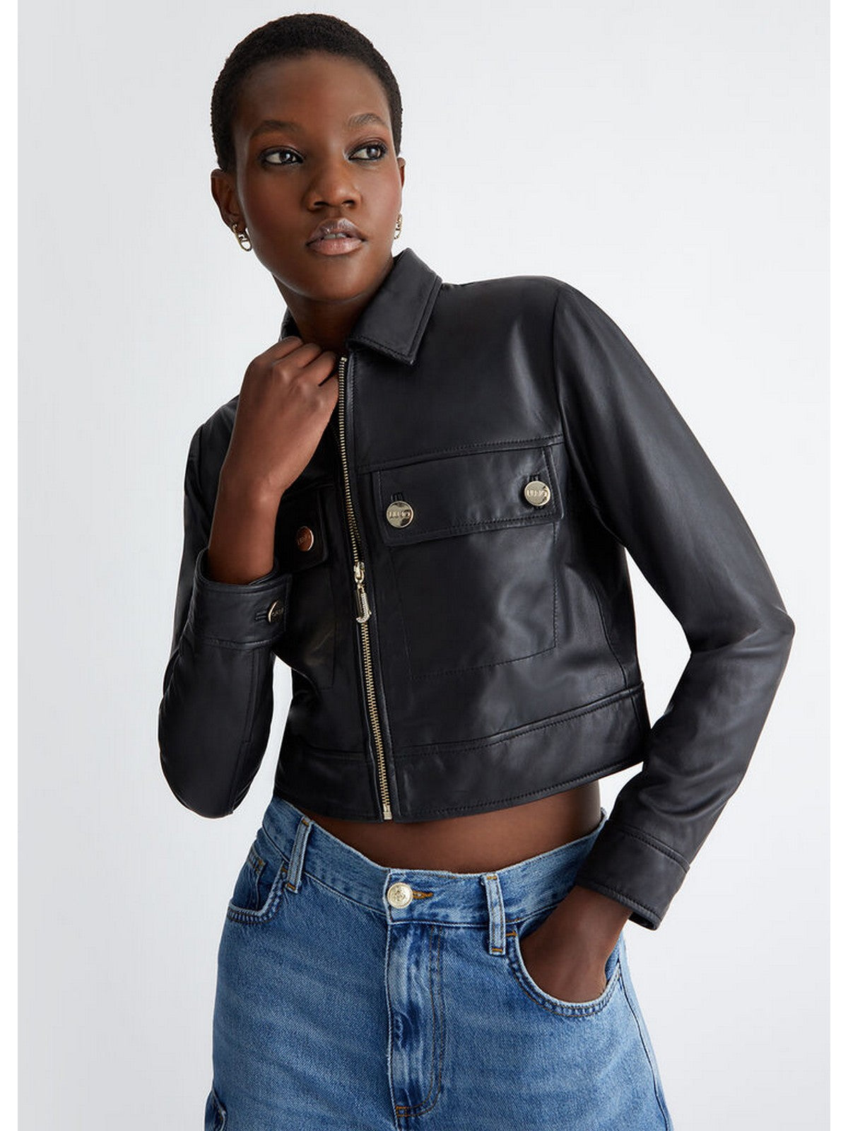Liu Jo Black Woman Jacket CA4254P0336 22222 Schwarz