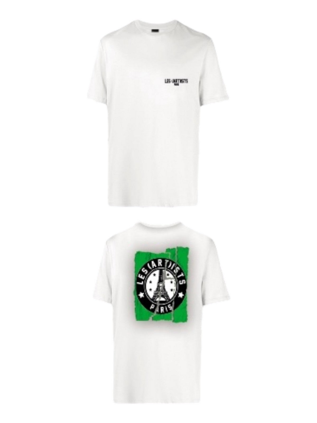 Les Artists T-shirt i męski słup 24sslatslats557 White