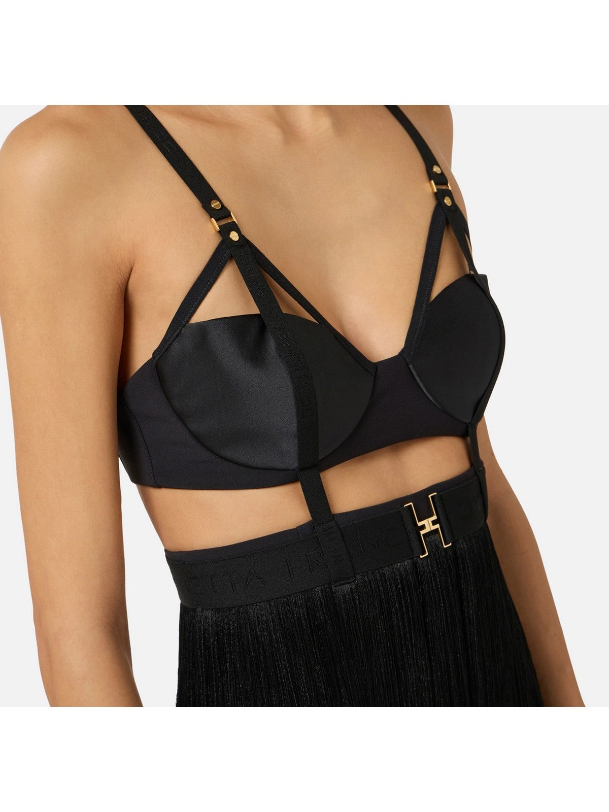 ELISABETTA FRANCHI Abito Donna  AB96662E2 110 Nero gioboutiqueweb