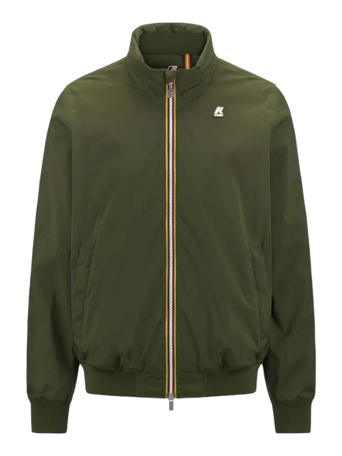 K-WAY Giubbino Uomo Amaury  Stretch Nylon Jersey K2121PW H11 Verde gioboutiqueweb