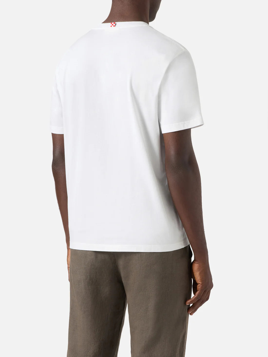 MC2 SAINT BARTH T-shirt Uomo  AUSTIN 04354L TIME IS MONEY 01N EMB gioboutiqueweb