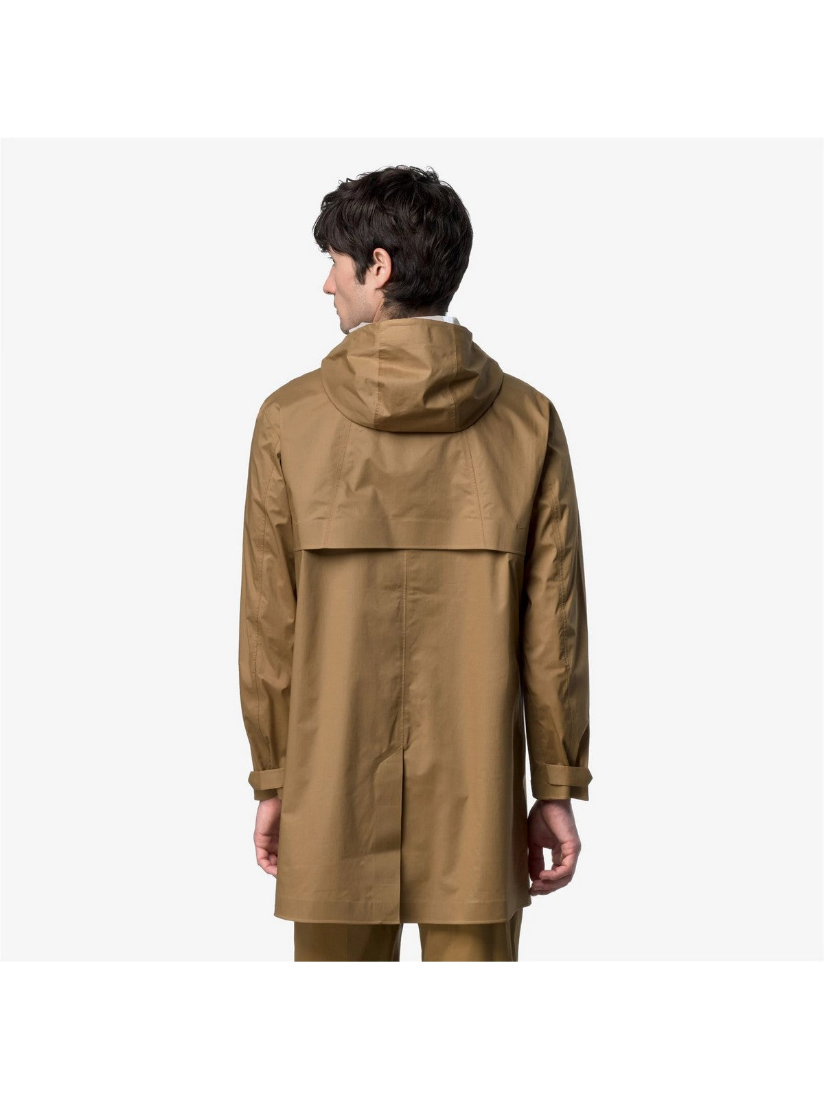 K-WAY Giubbino Uomo TOMMY COTTON 3LAYERS K1122TW V04 Brown Bistre