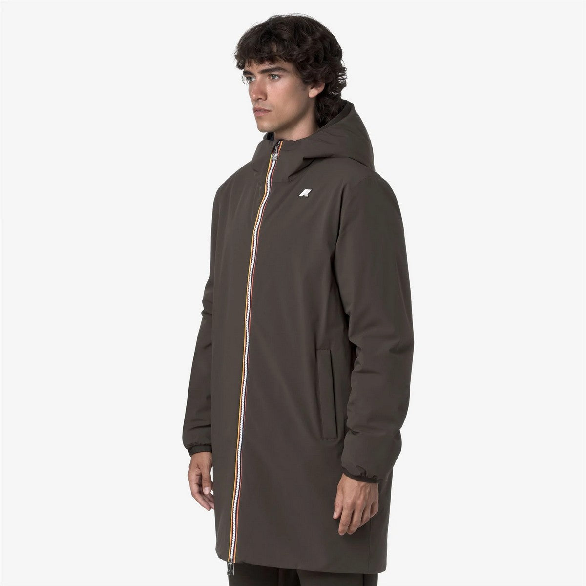 K-WAY Giubbino Uomo JACOB ST WARM DOUBLE K6128WW B3A Black Olive - Blue D gioboutiqueweb