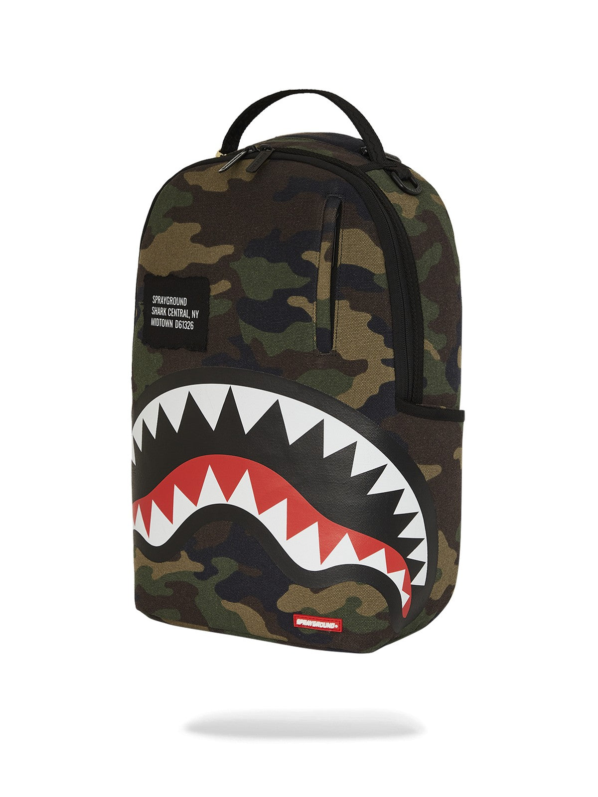 SPRAYGROUND Zaino Uomo SHARK CENTRAL CAMO DLXS BACKPACK 910B7163NSZ CAMOUFLAGE gioboutiqueweb