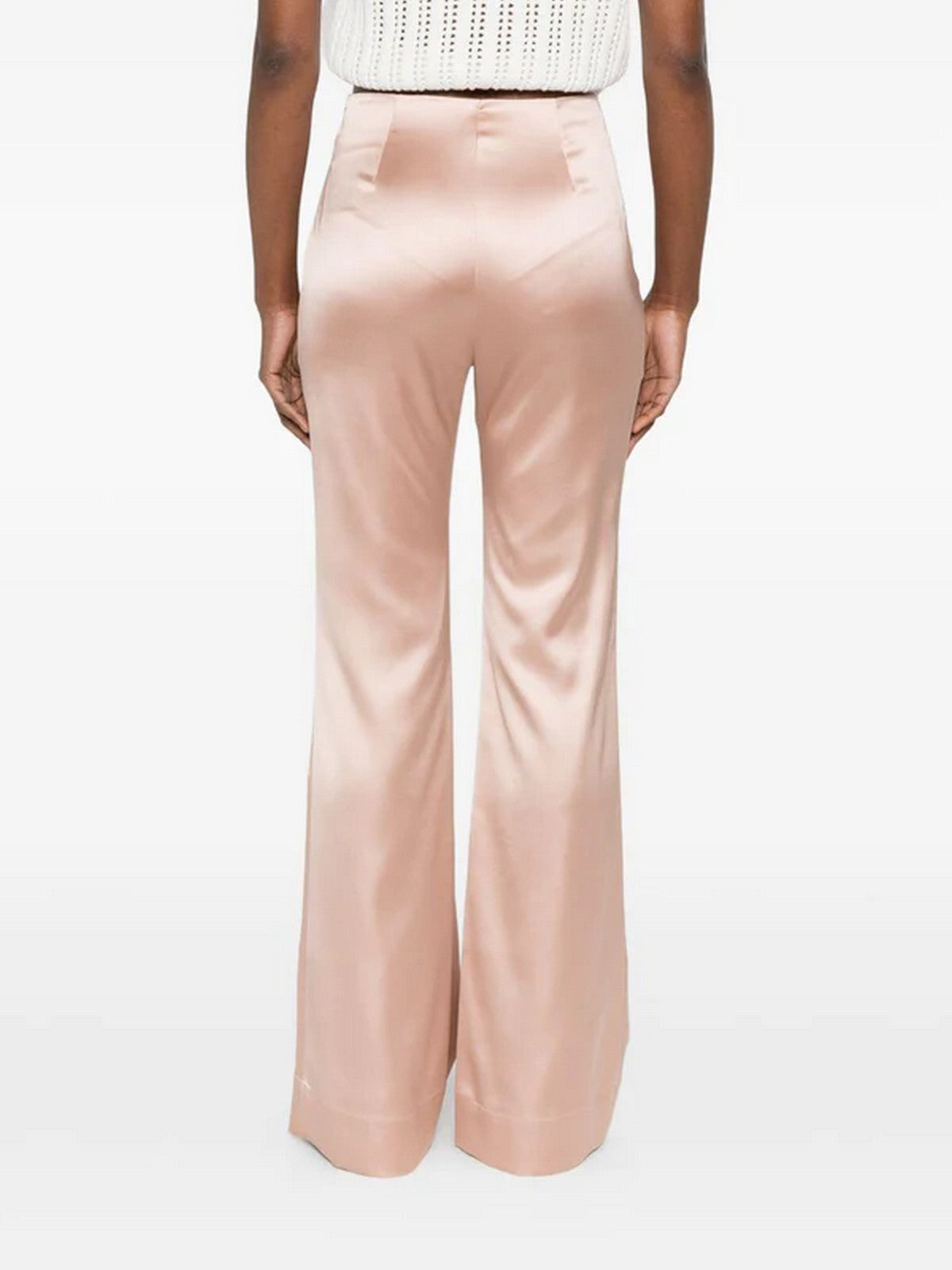 PINKO Pantalone Donna PINOLO PANTALONE SATIN 106434-A361 Q35 ROSA MOGANO gioboutiqueweb
