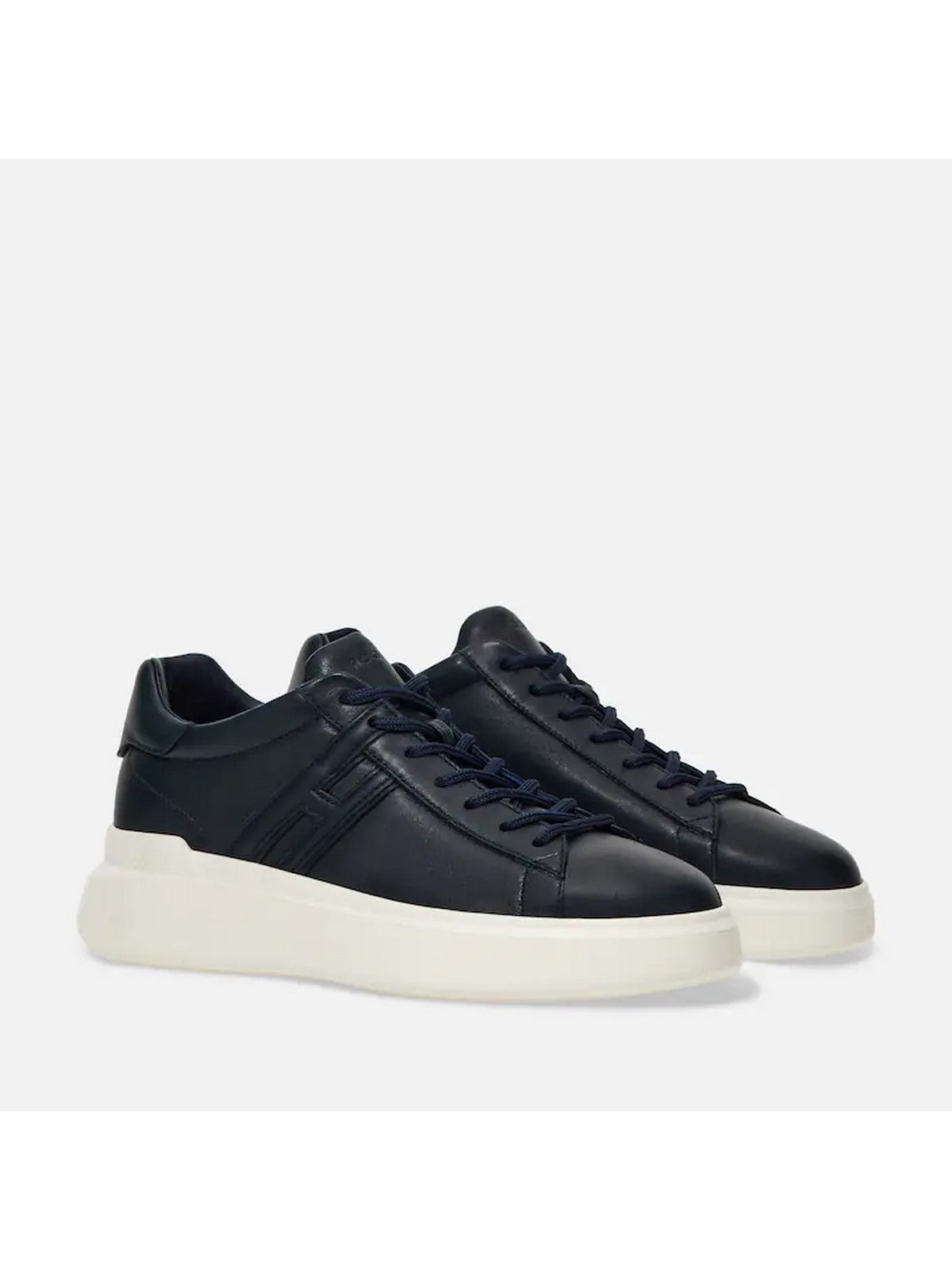 HOGAN Sneaker Uomo H580 ALLACCIATO H PROFILO HXM5800DV42LE9U805 NOTTE gioboutiqueweb