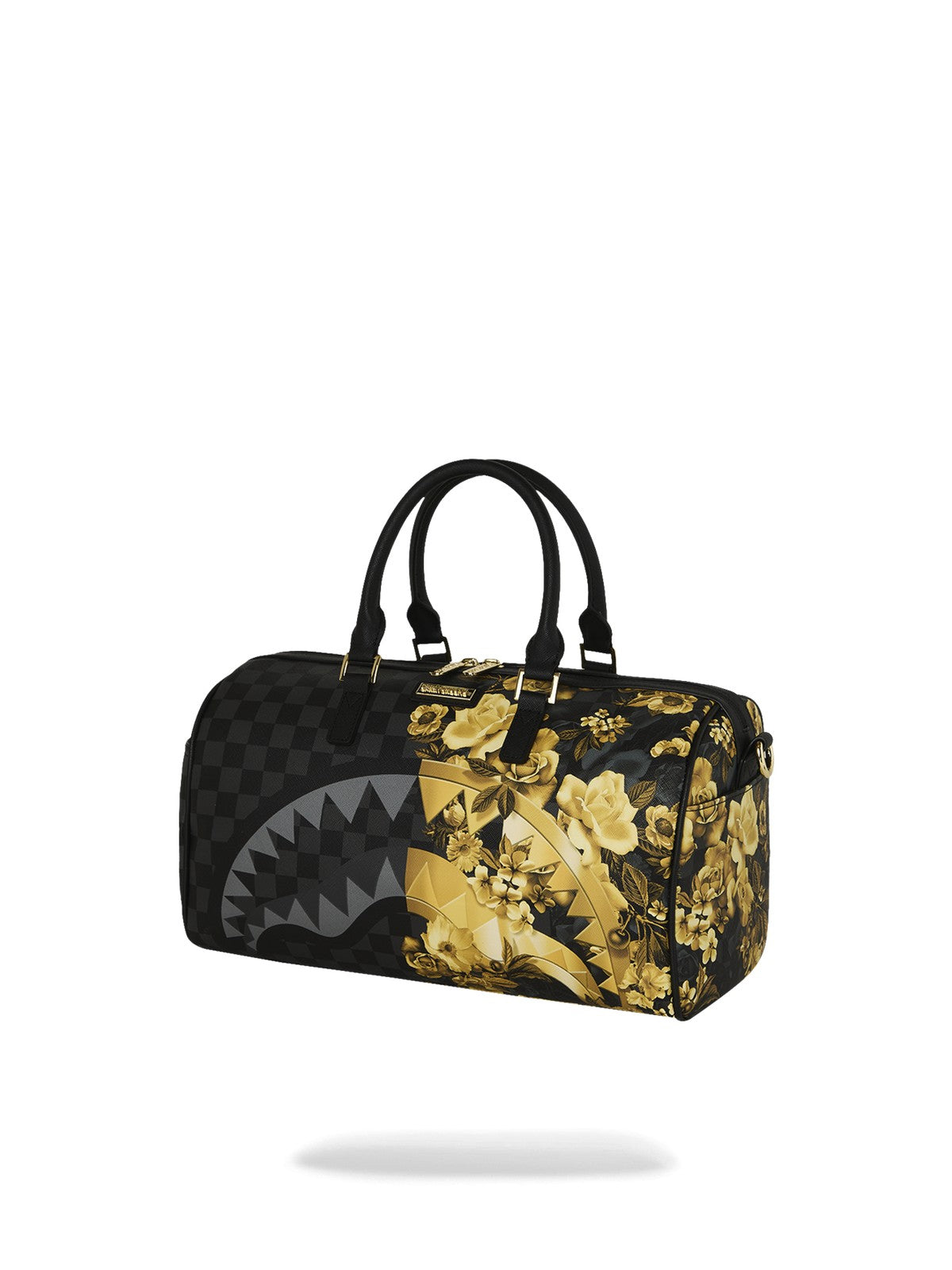 SPRAYGROUND Borsa Unisex adulto GOLD FLORAL REMIX MINI DUFFLE 910D9004NSZ Nero
