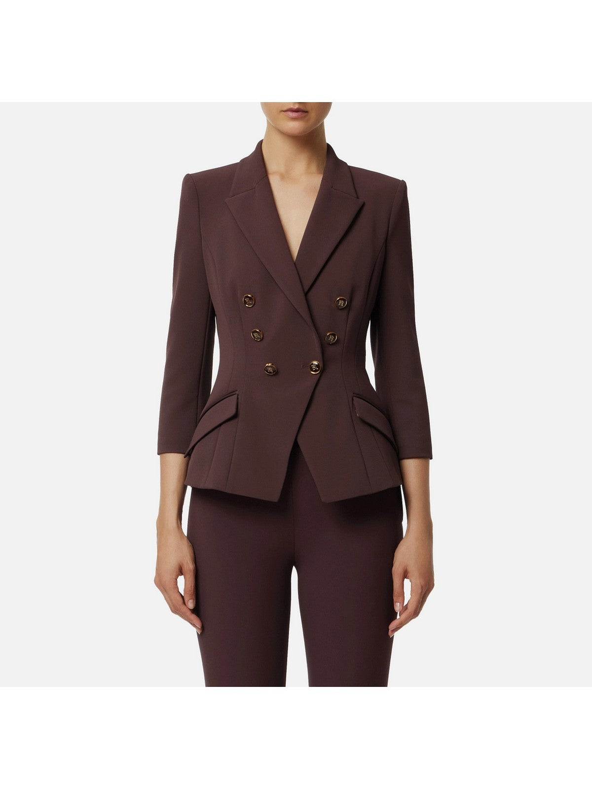 ELISABETTA FRANCHI Giacca Donna  GI17456E2 EA4 MERLOT