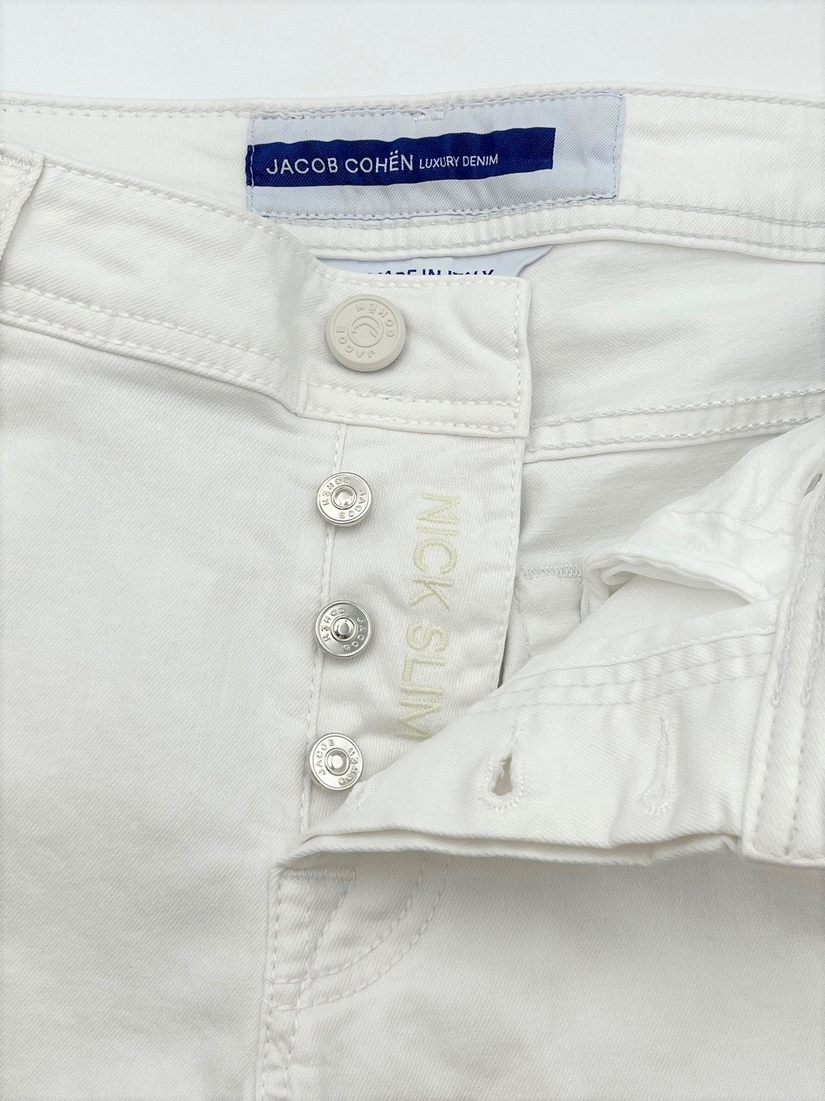 JACOB COHEN Jeans Uomo  JUM_QE007 036 P3732 TR A00 Bianco gioboutiqueweb