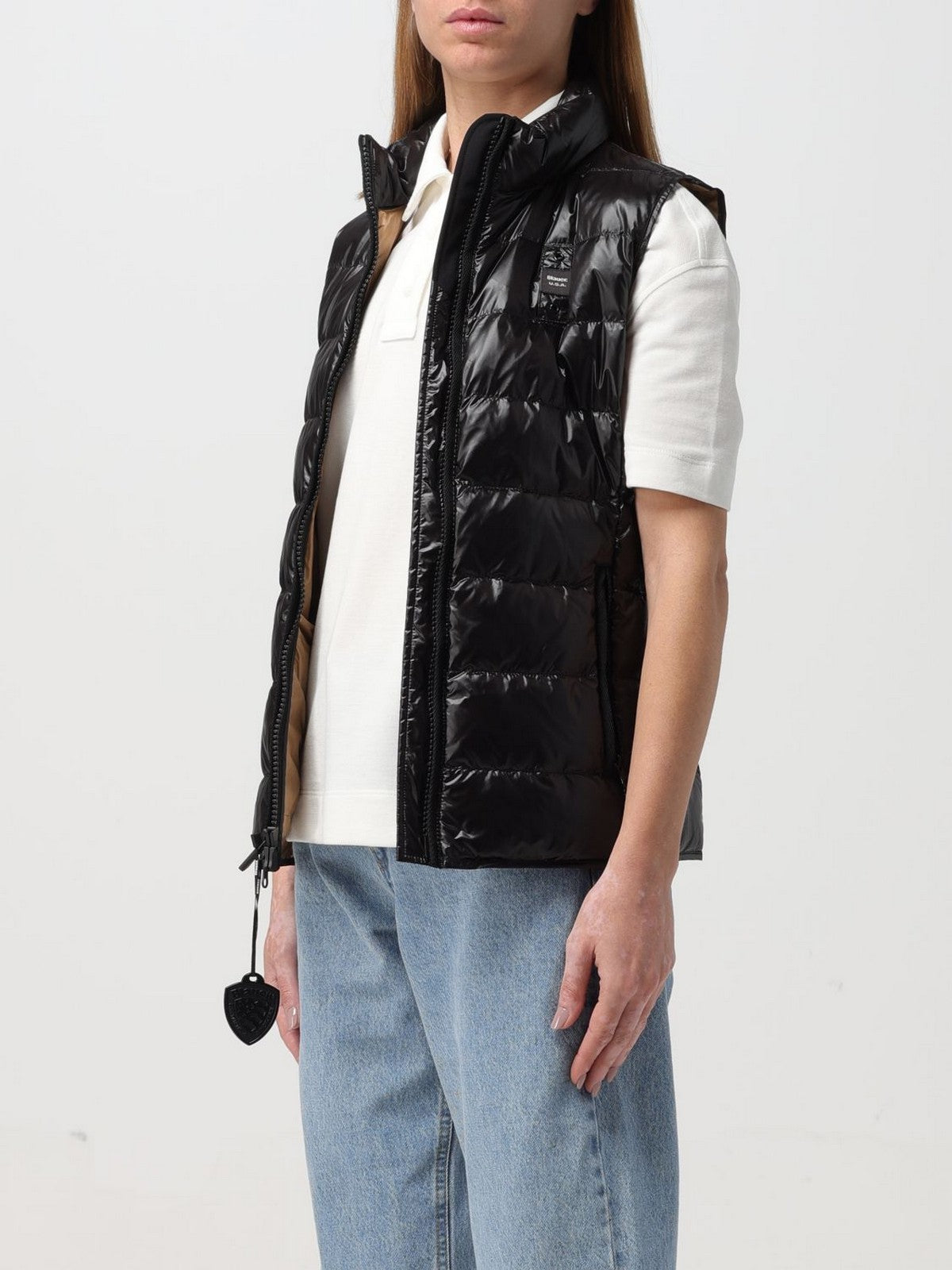 BLAUER Gilet Donna  24SBLDX03052 005050 999 Nero gioboutiqueweb