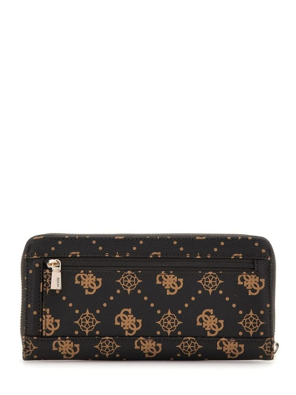 GUESS Portafoglio Donna SILIA SLG LARGE ZIP AROUND SWGP98 90146 ESL ESPRESSO LOGO gioboutiqueweb