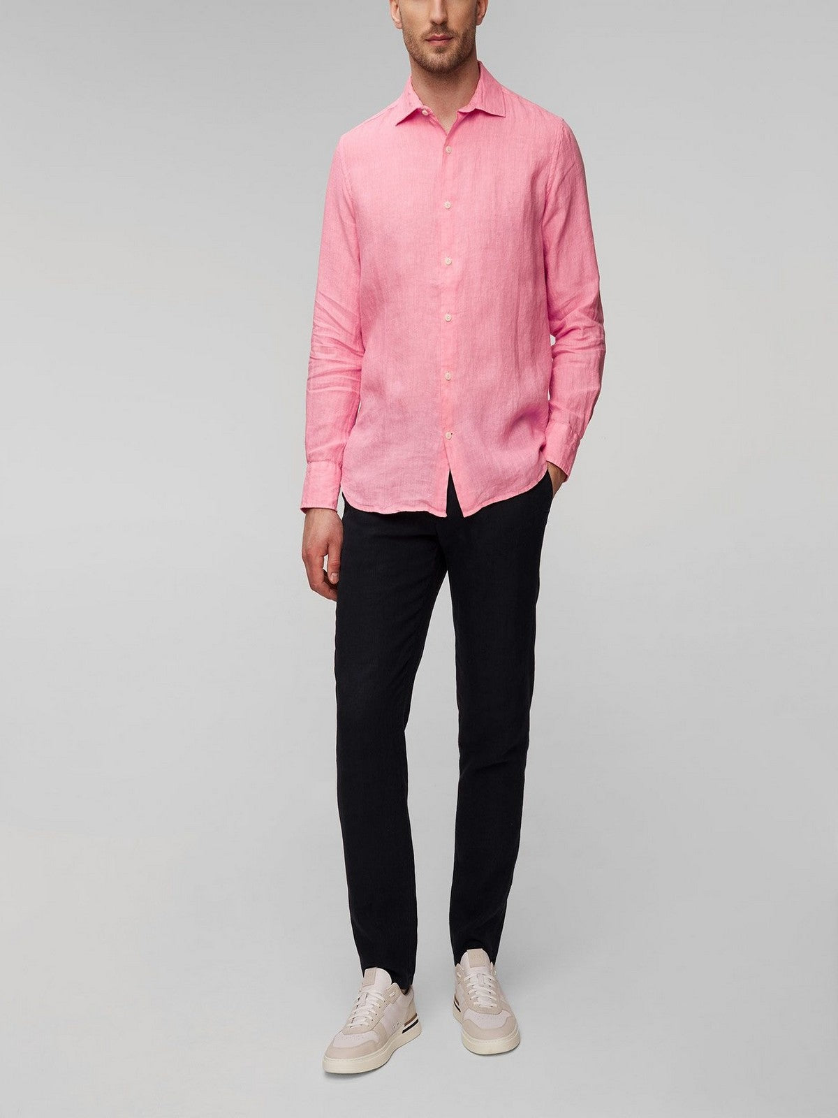 MC2 Saint Barth Camisa de hombres Pamplona 01299f Rosa