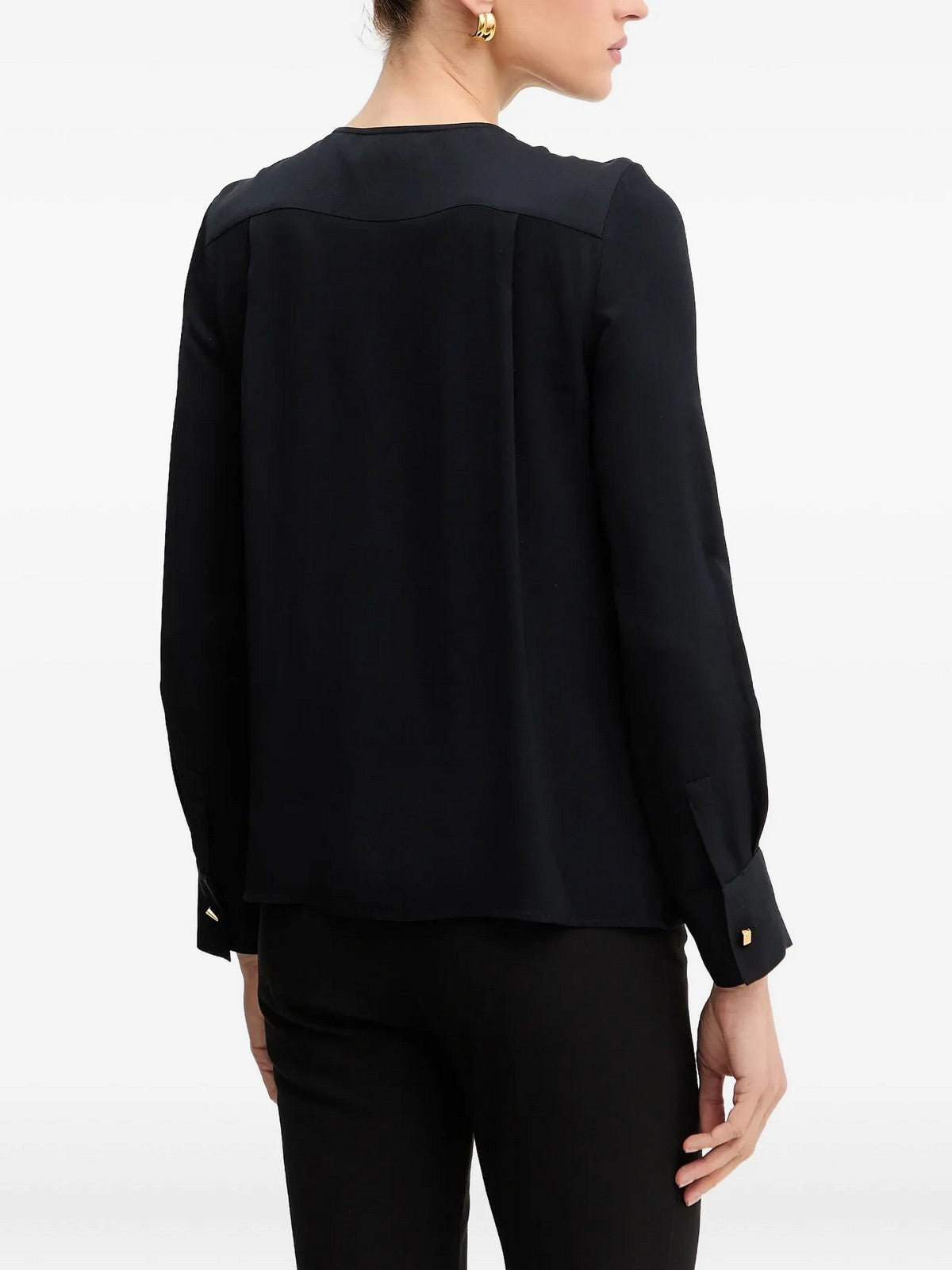 MARCIANO Blusa Donna ANITA V NECK LS BLOUSE 5YGH14 7356A JBLK Jet Black A996