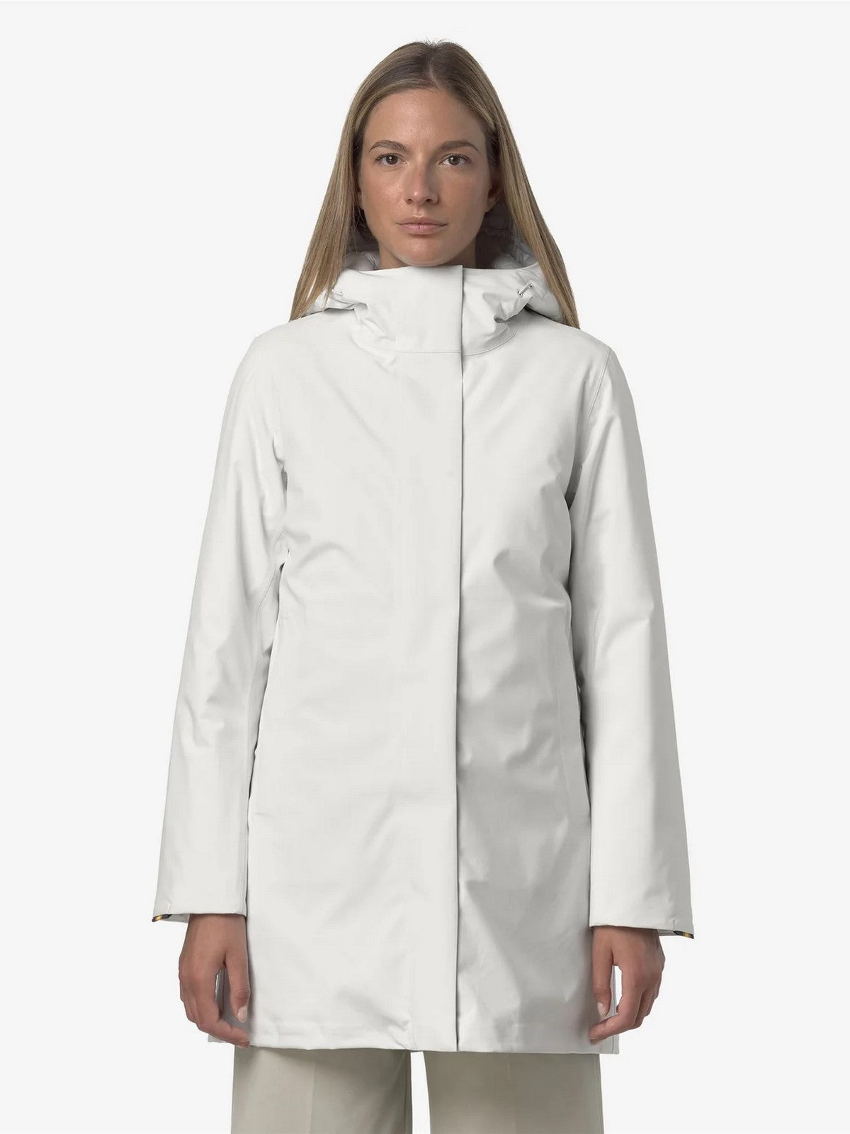 K-WAY Giubbino Donna Mathiel bonded padded K5136DW B2Z WHITE GARDENIA COMBO