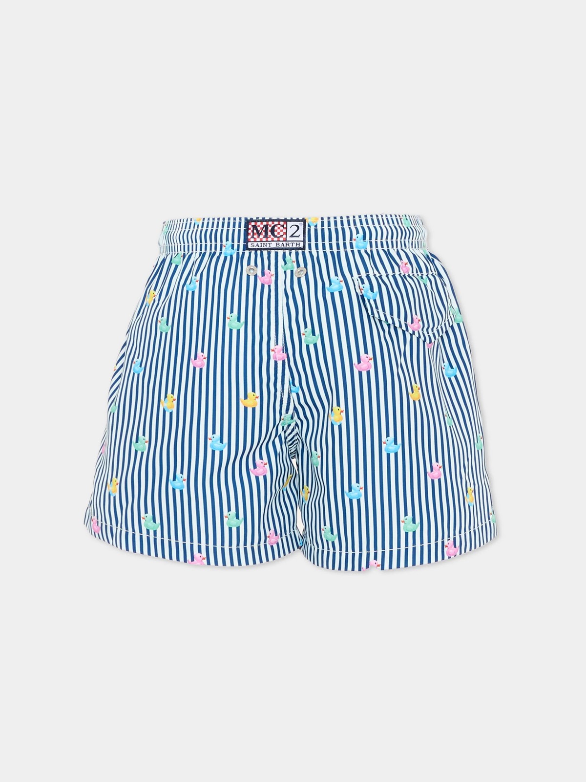 MC2 SAINT BARTH Costume da bagno Bambini e ragazzi  JEAN LIGHTING 03290L DUCKY PASTEL STRIPES S 61 gioboutiqueweb