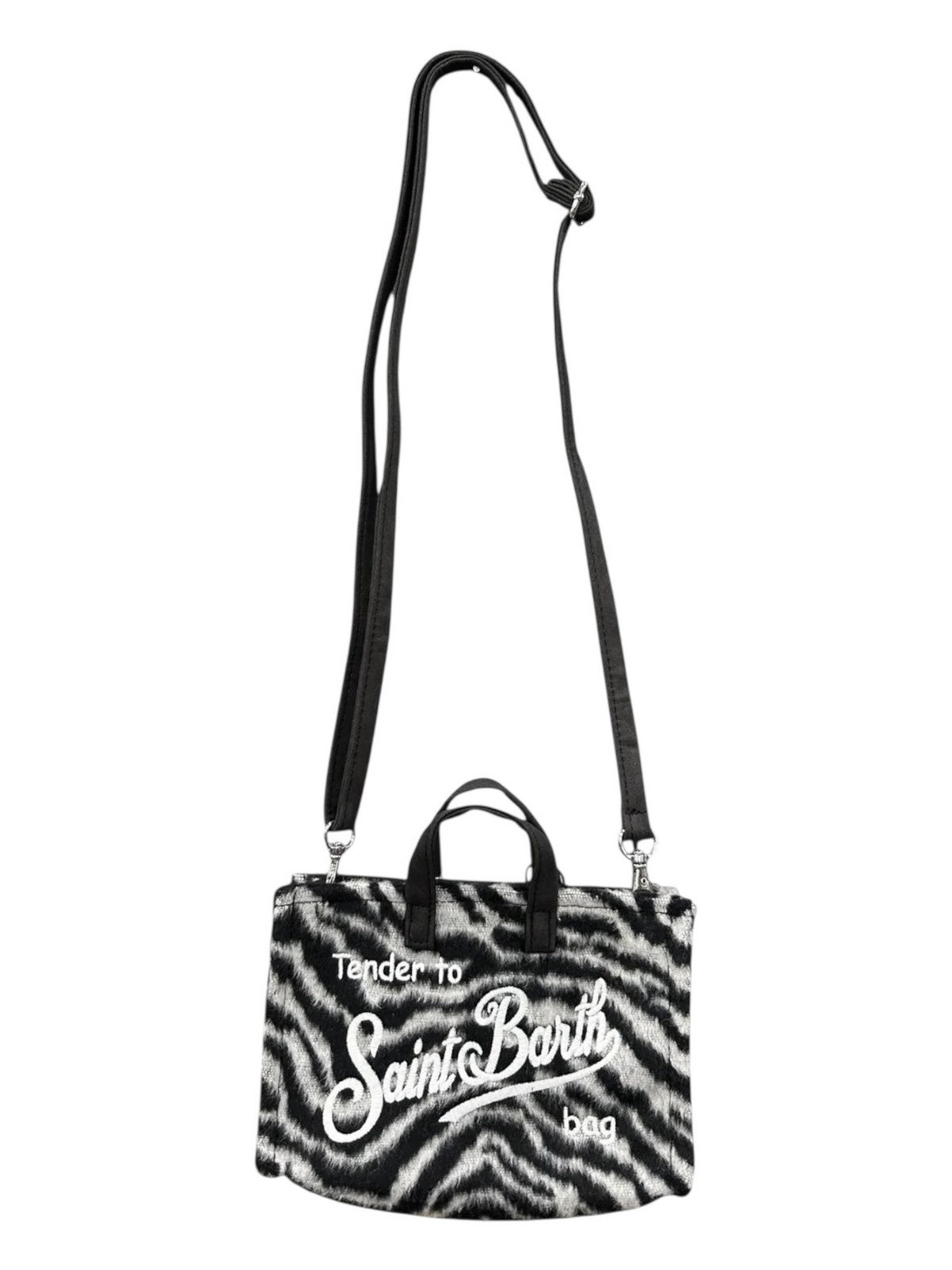 MC2 SAINT BARTH Pochette Donna  PHONE BAG FELT 00269I ZEBRA 00 EMB