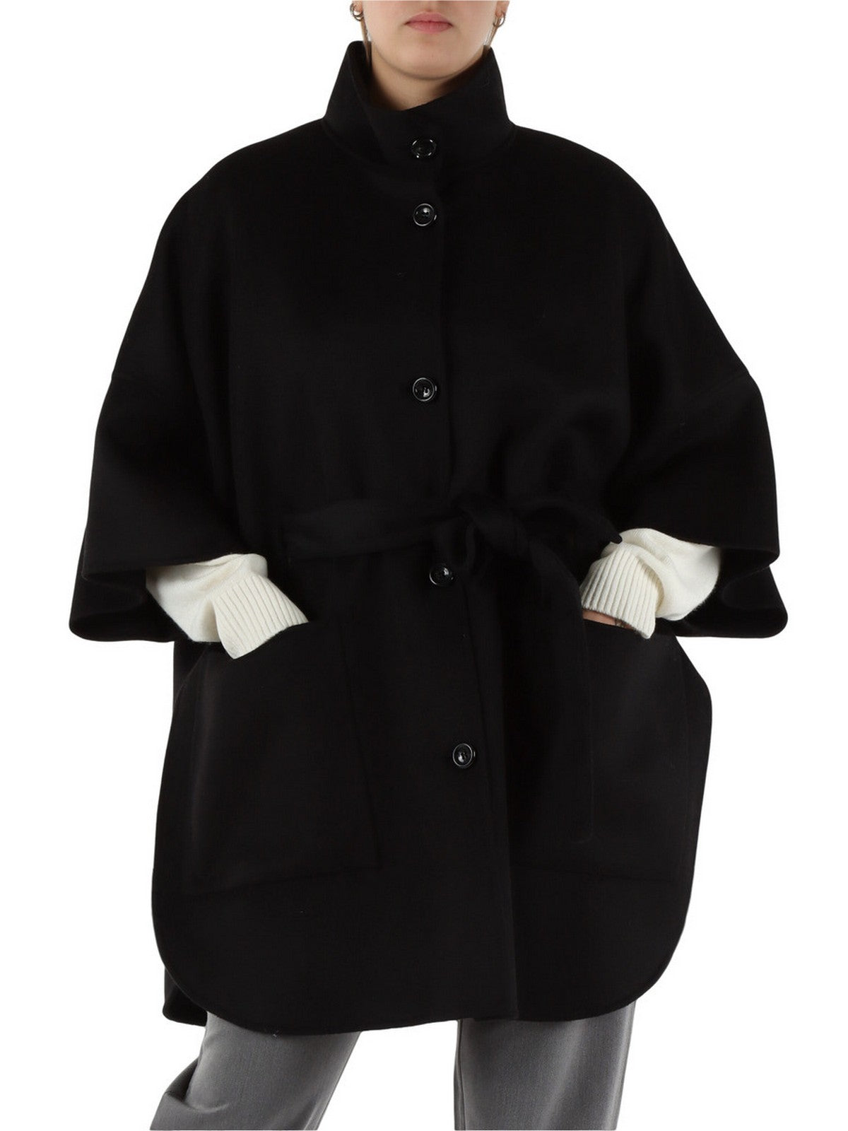 LIU JO BLACK Cappotto Donna  CF5293T4627 22222 Nero gioboutiqueweb