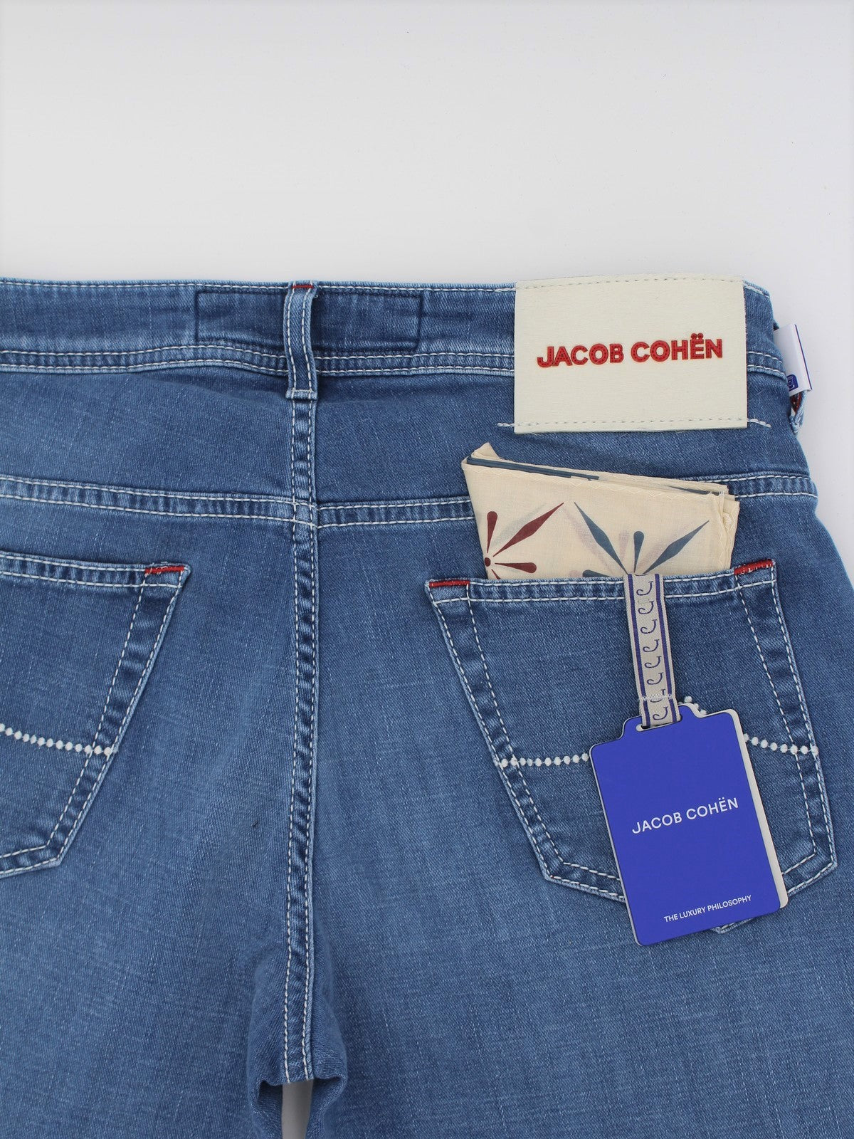 JACOB COHEN Bermuda Uomo  JUM_OE002 062 S4260 V2 200D Blu gioboutiqueweb