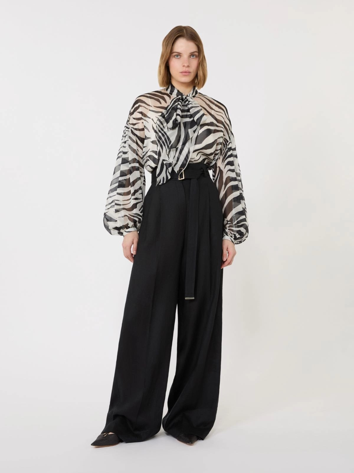 MAX MARA STUDIO Blusa Donna MSTBALLATA 2616261012600 001 Nero gioboutiqueweb