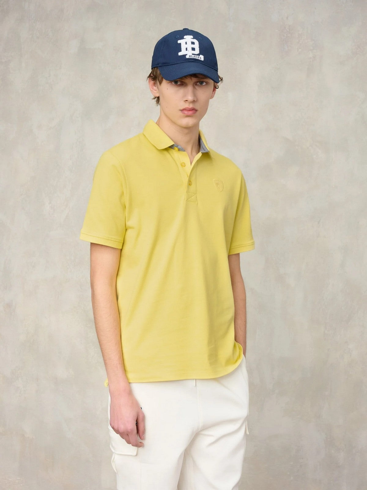 BLAUER Polo Uomo PHILP 26SBLUT02321 007481 234 YELLOW 234