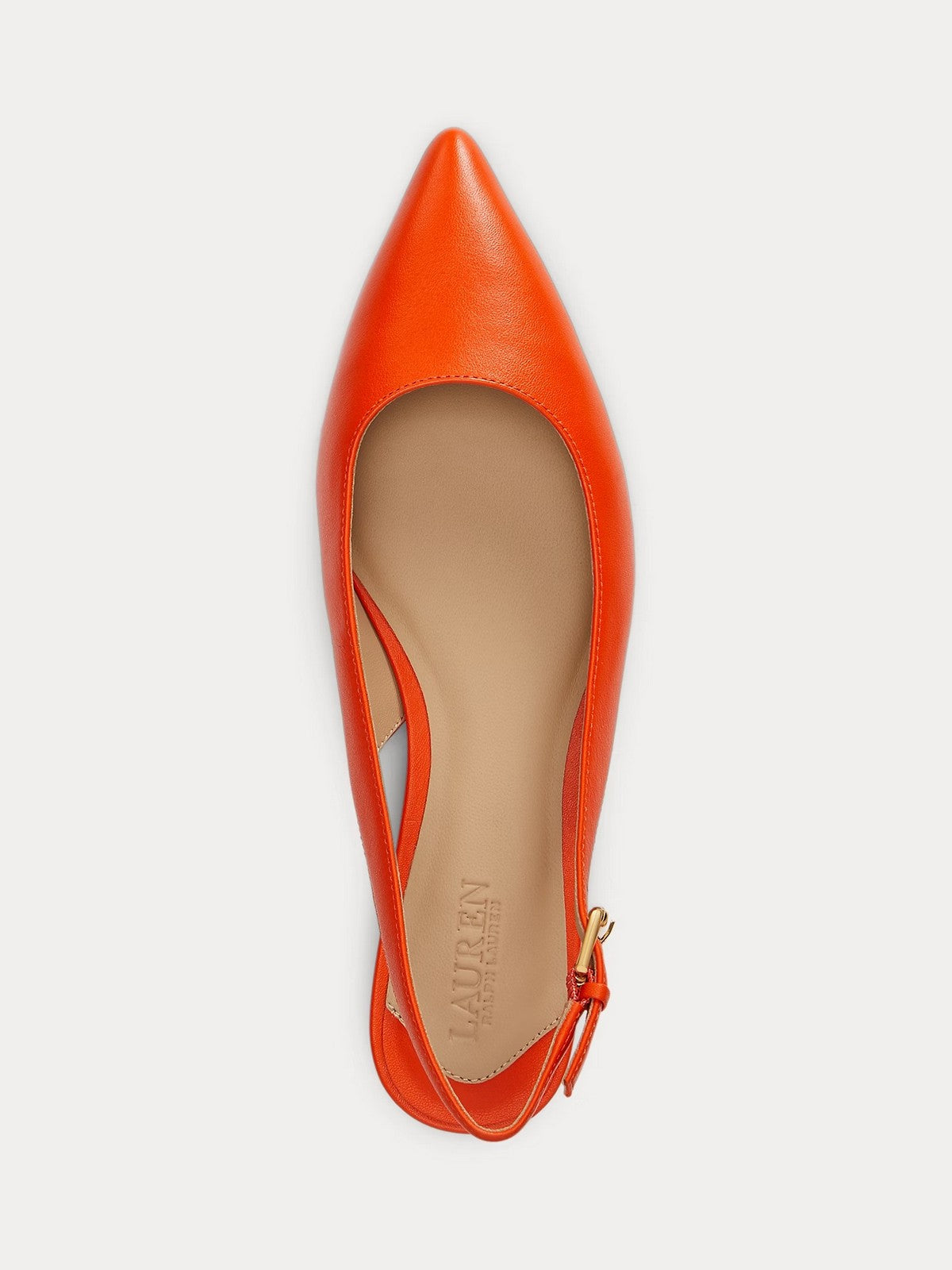 LAUREN RALPH LAUREN Ballerina Donna LONDYN SLBCK 802P04383 001 DUSK ORANGE