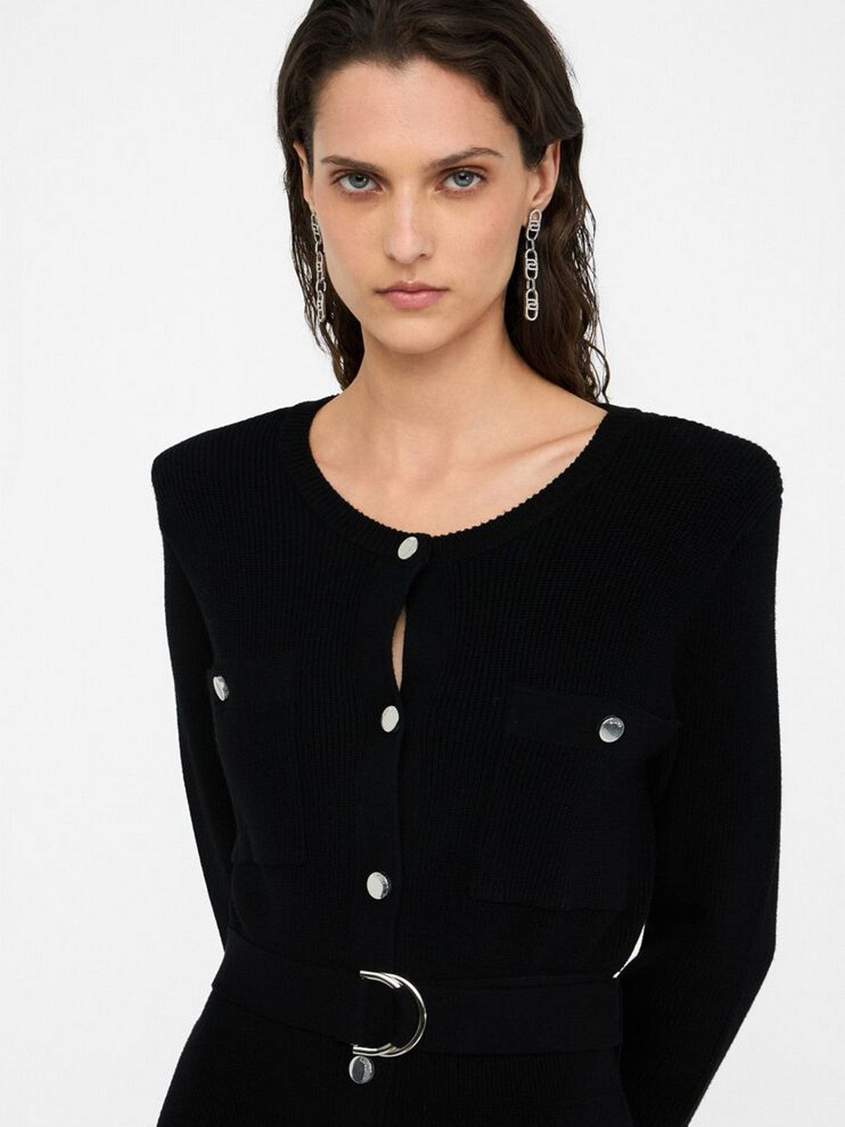 LIU JO WHITE Abito Donna  MF5371MS99E 22222 Nero