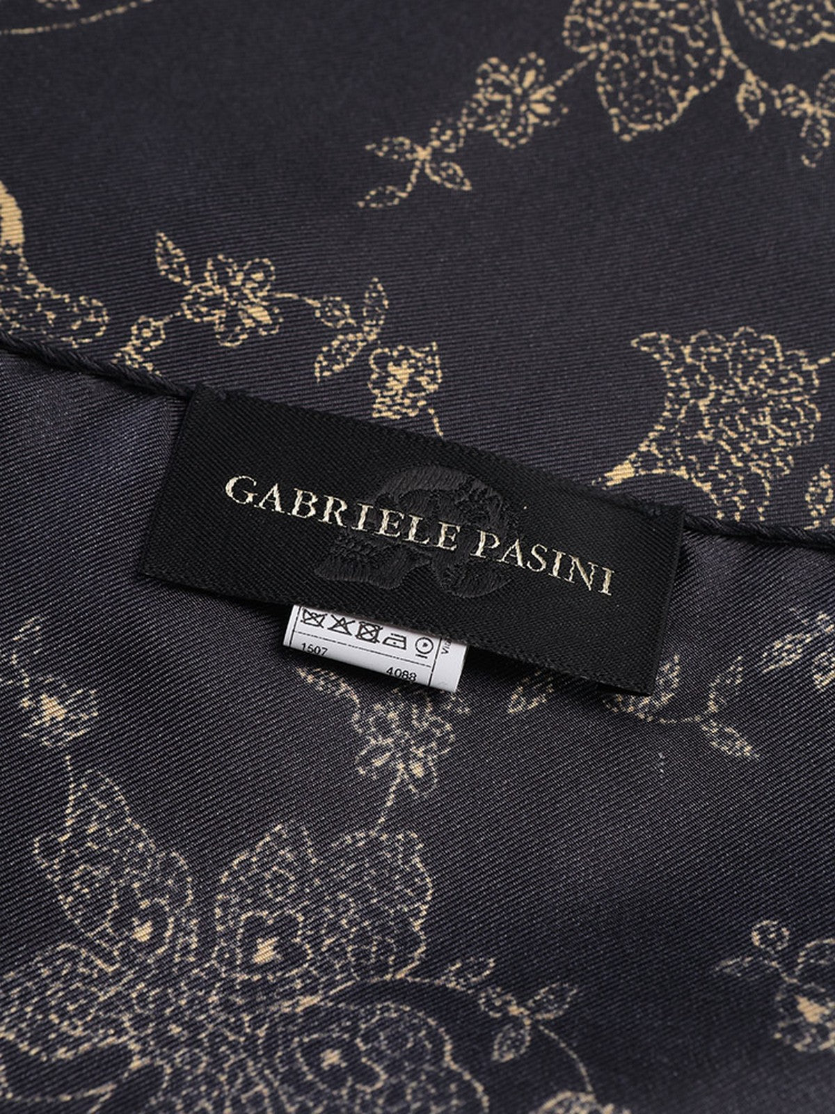 GABRIELE PASINI Foulard Uomo  59012/1  6110 Nero