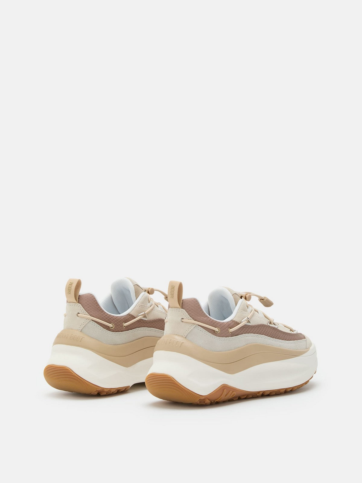 MOON BOOT Sneaker Donna  80D2490090-AH05 WHITE/TAUPE gioboutiqueweb