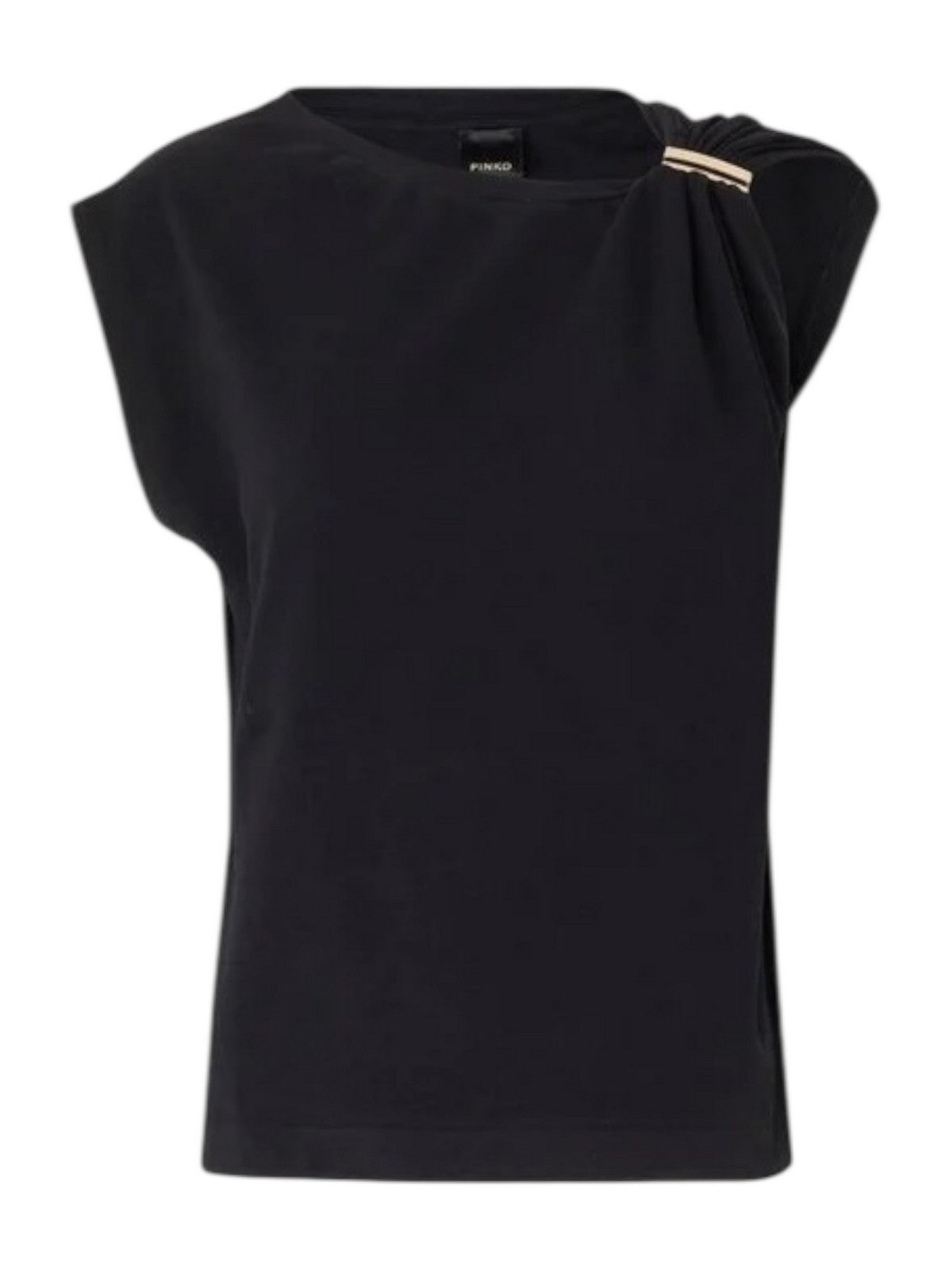 PINKO Top Donna MELODY MAGLIA 106478-A35D Z99 NERO LIMOUSINE gioboutiqueweb