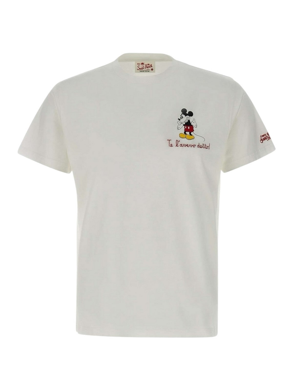 MC2 SAINT BARTH T-shirt Uomo  TSHIRT MAN 05106H MICKEY DETTO 01N EMB gioboutiqueweb