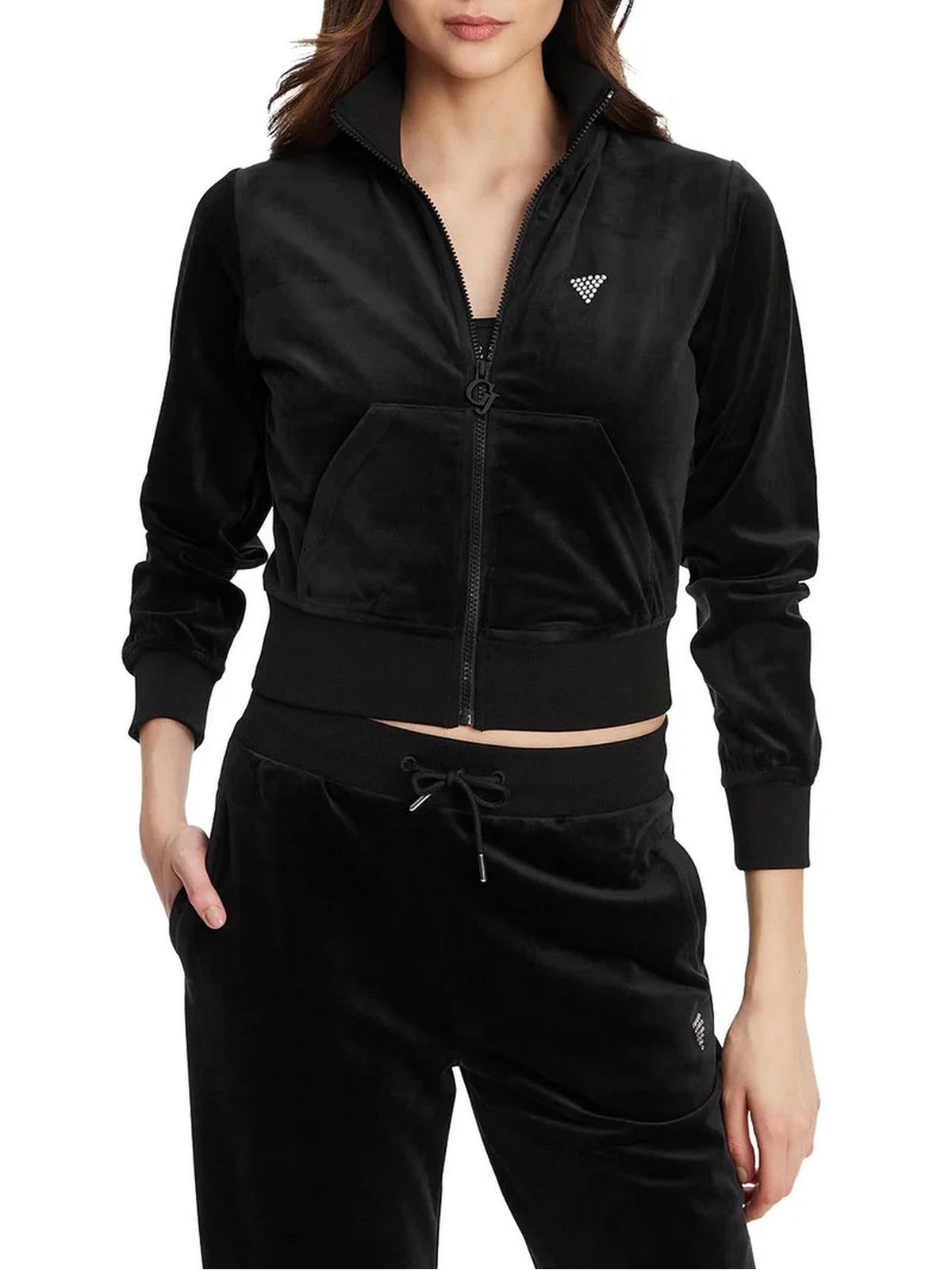 GUESS SPORT Felpa Donna  V3BQ22 K0232 JBLK Jet Black A996