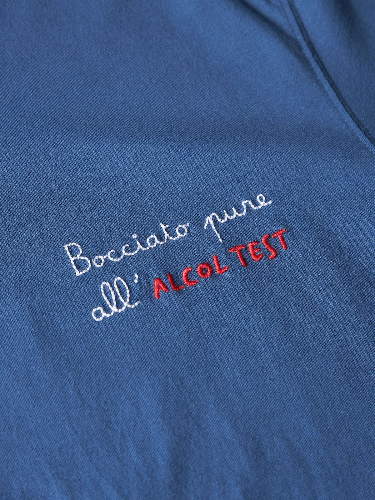T-shirt MC2 Saint Barth i Pole Men Portofino 04106f Blue