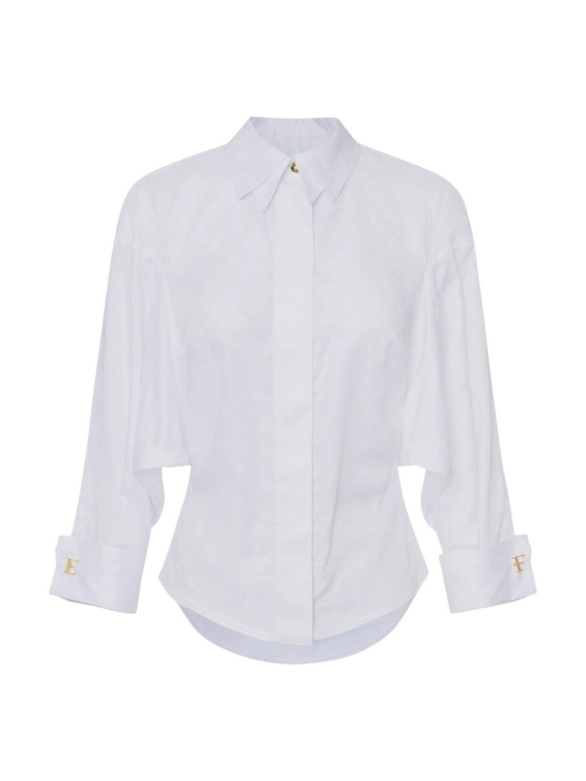 ELISABETTA FRANCHI Camicia Donna  CA14161E2 100 Bianco gioboutiqueweb