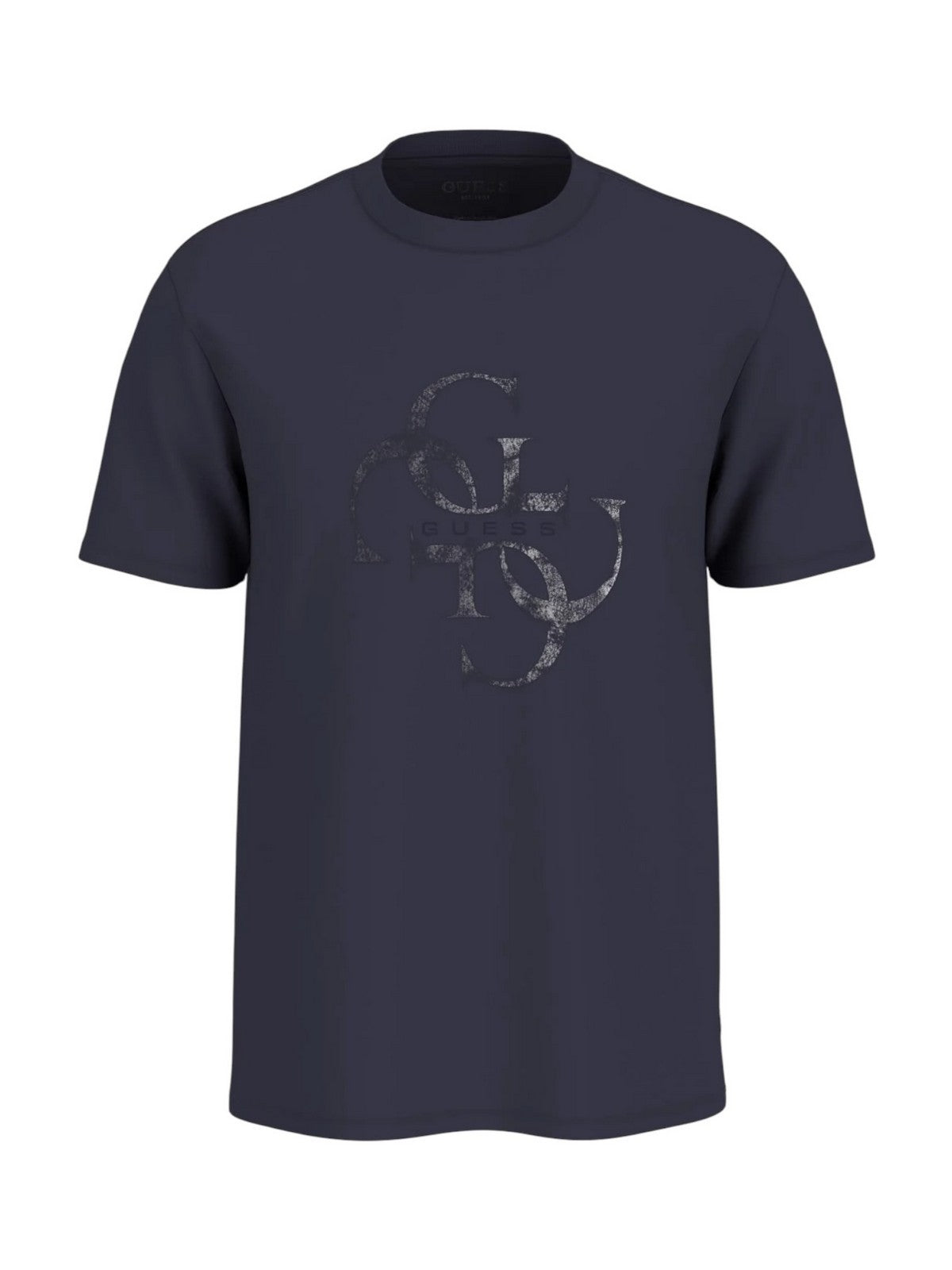 GUESS T-shirt Uomo SS BSC SHIMMER QUATTRO G TEE M6RI03 I3Z14 G7V2 SMART BLUE gioboutiqueweb