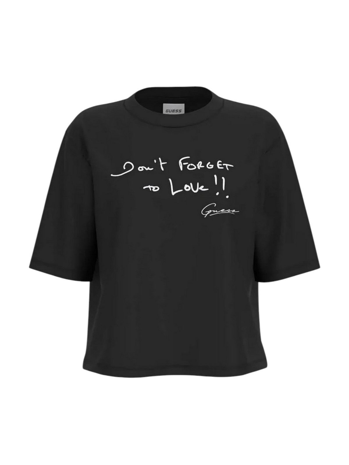 GUESS SPORT T-shirt Donna SOPHIE CN SS T-SHIRT V6RI09 I3Z14 JBLK Jet Black A996 gioboutiqueweb