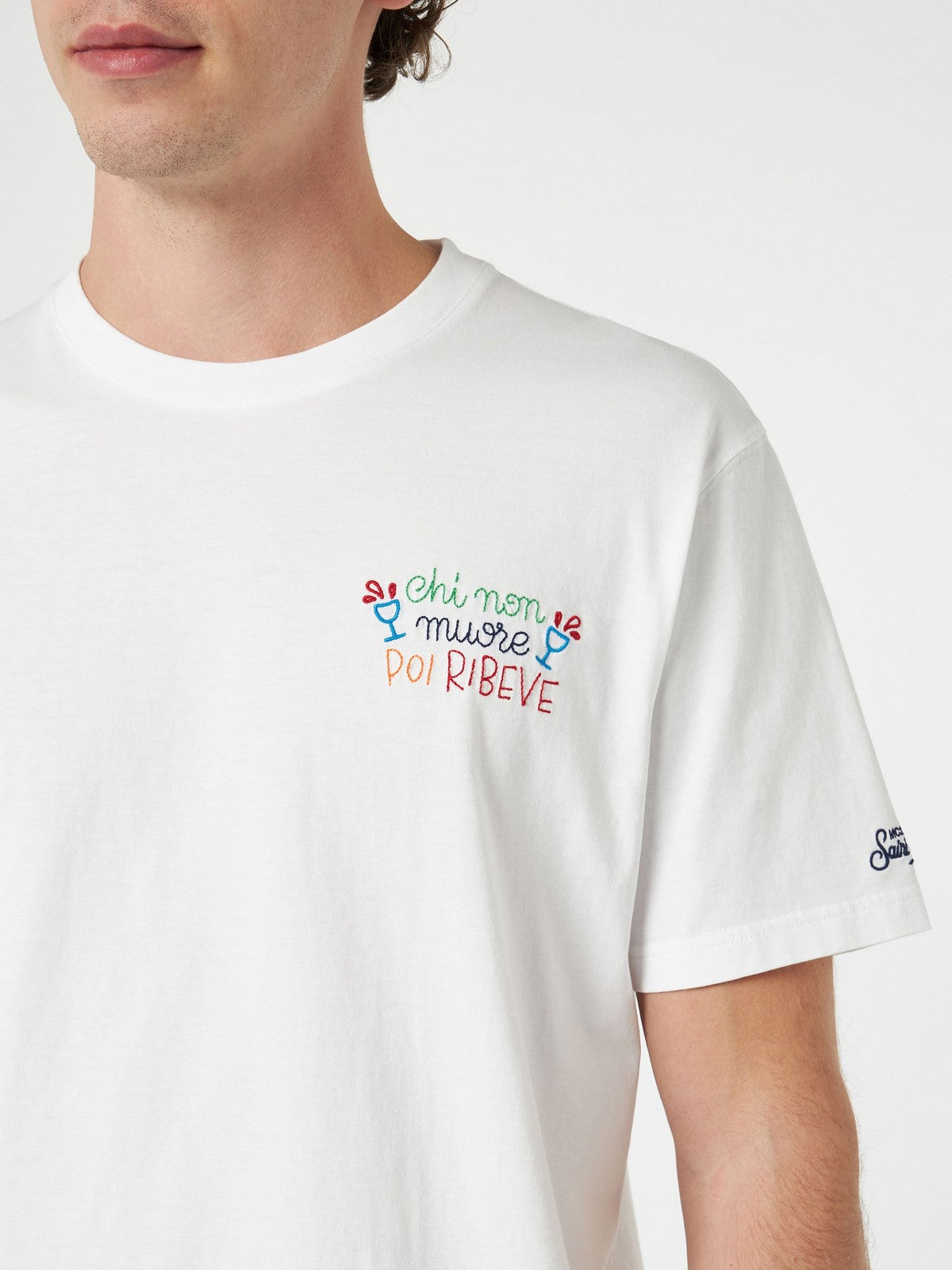 MC2 SAINT BARTH T-Shirt e Polo Uomo  PORTOFINO 04404F Bianco gioboutiqueweb