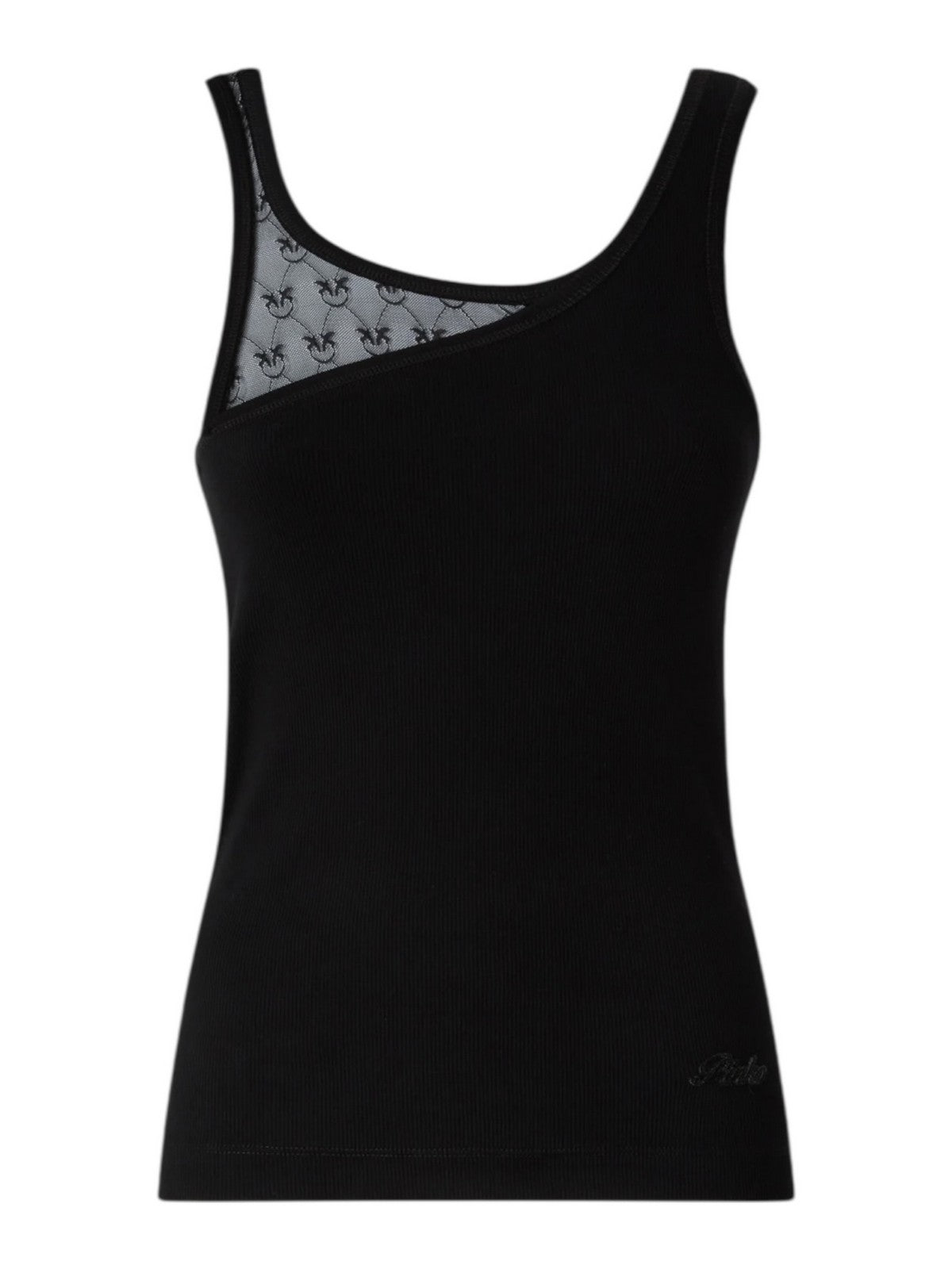 PINKO Canotta Donna CUPBOARD CANOTTA 106461-A362 Z99 NERO LIMOUSINE gioboutiqueweb