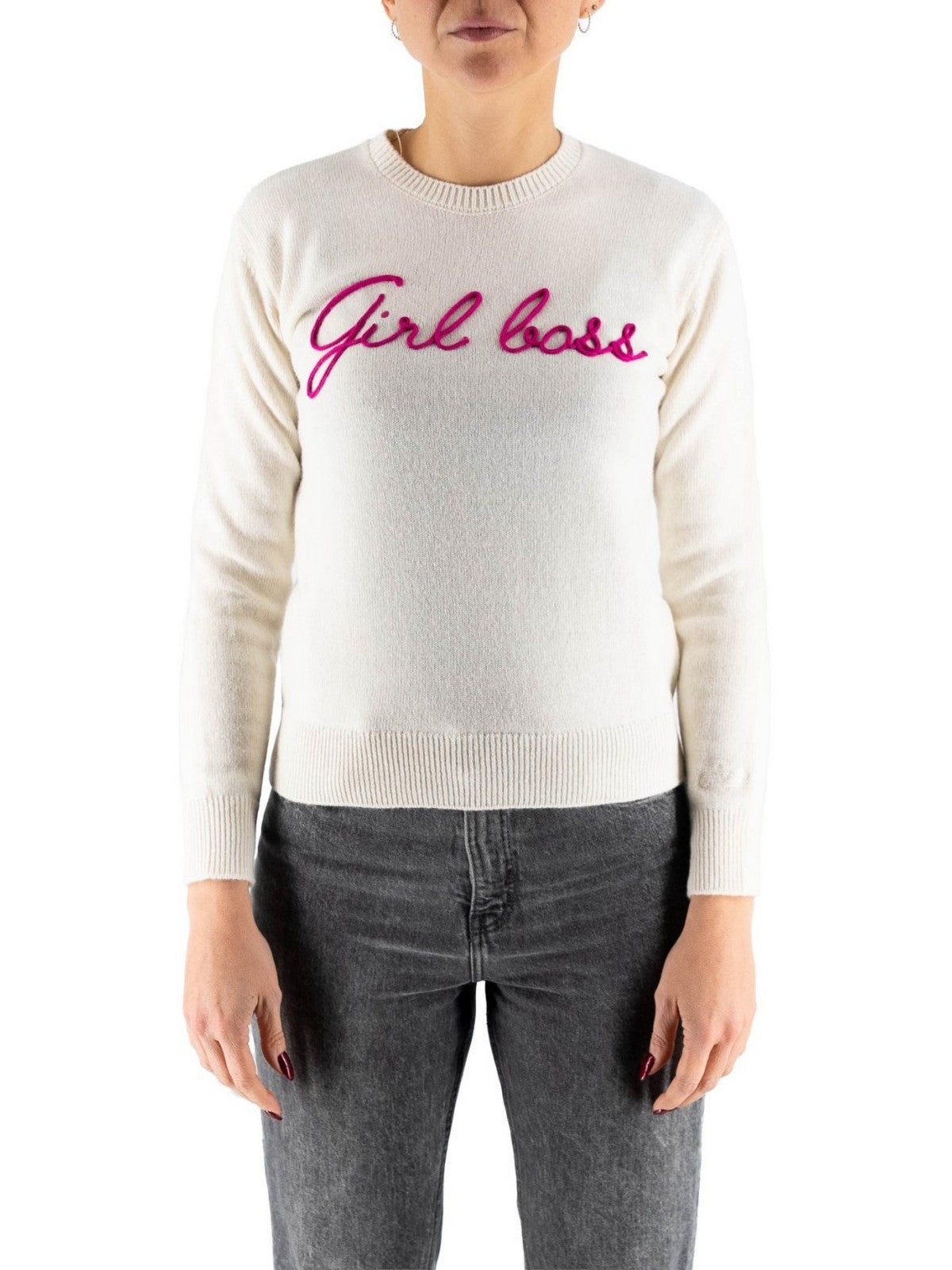 MC2 SAINT BARTH Maglione Donna  NEW QUEEN 03836I GIRL BOSS 10 EMB gioboutiqueweb