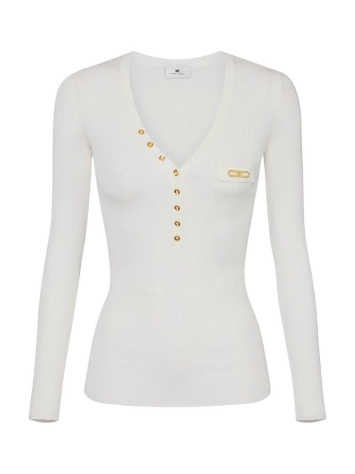 ELISABETTA FRANCHI Maglia Donna  MK12B56E2 360 Avorio gioboutiqueweb