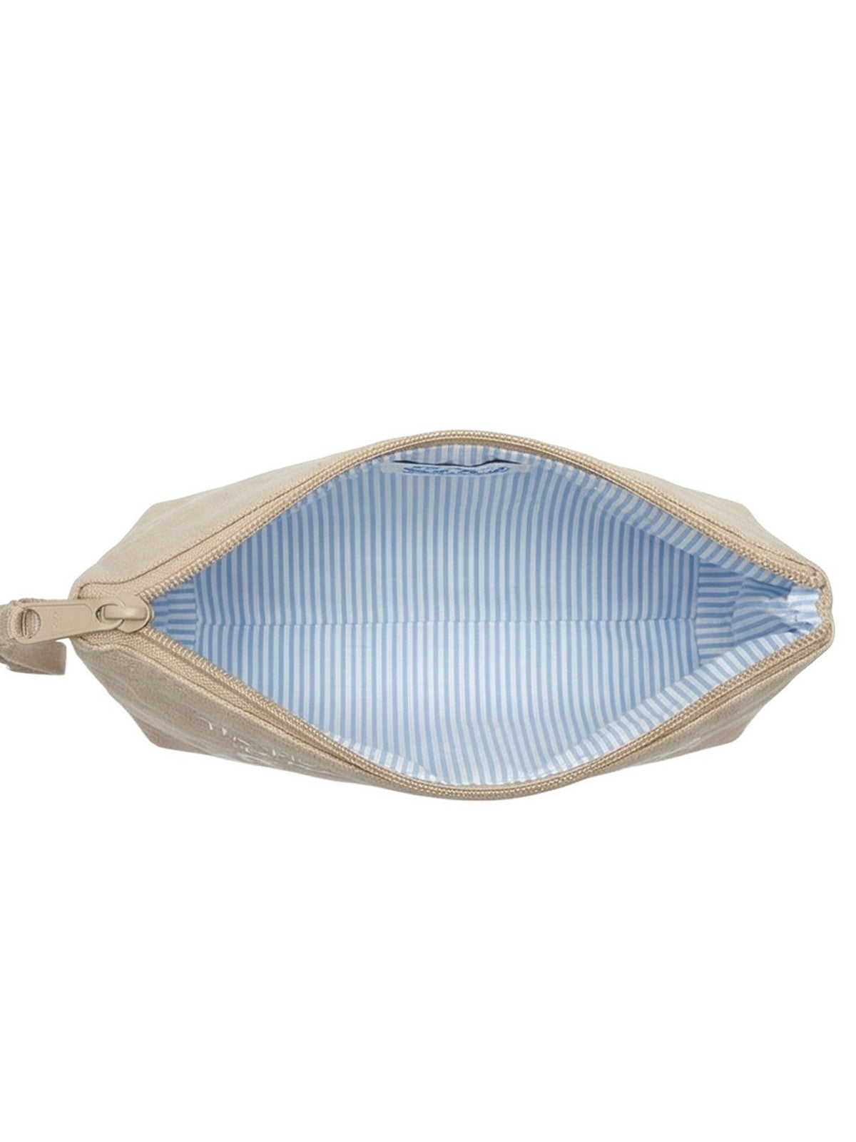 MC2 SAINT BARTH Pochette Unisex adulto  ALINE SOFT LINEN 01278L VINTAGE 11 BEIGE EMB gioboutiqueweb