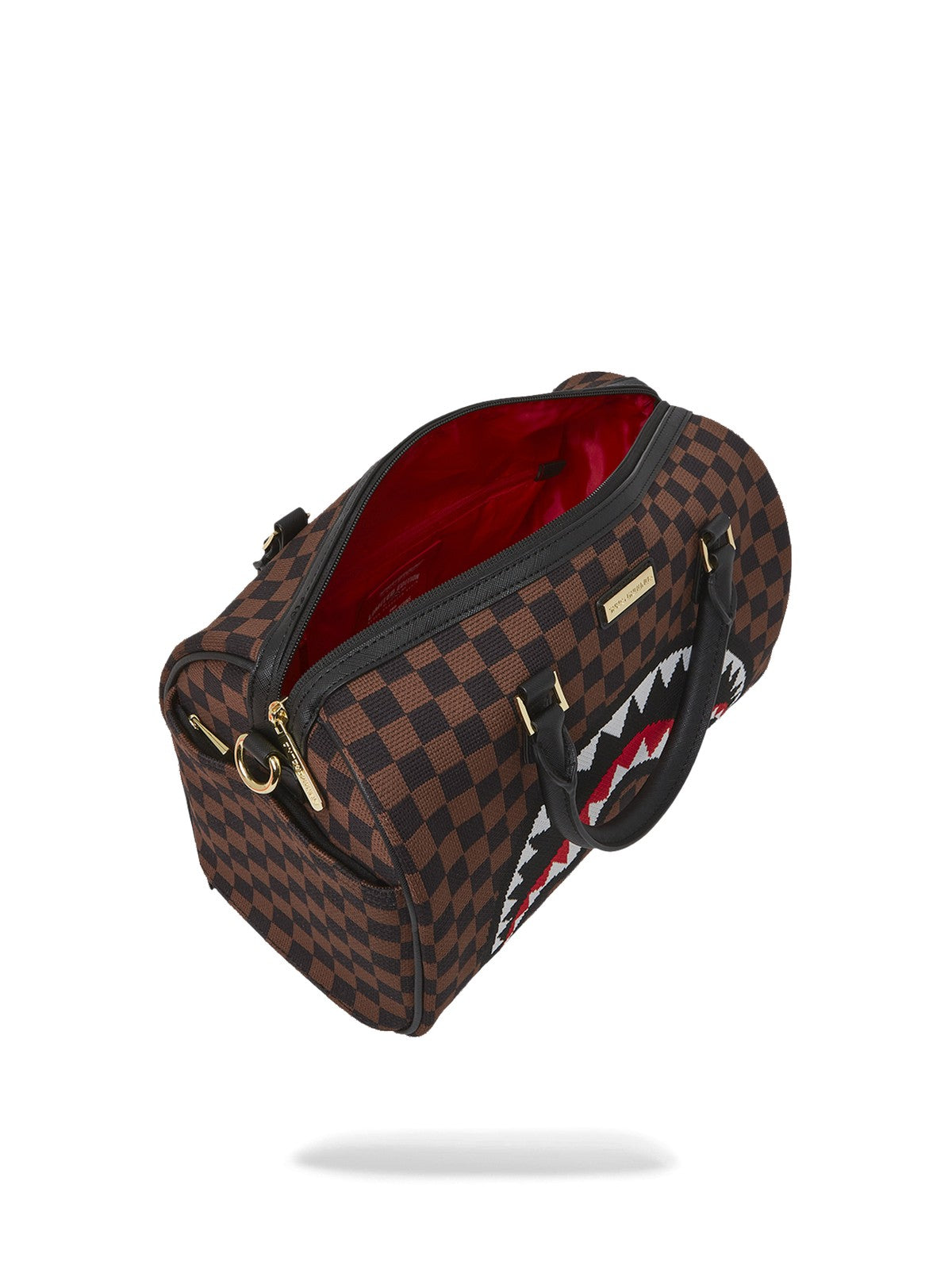 SPRAYGROUND Borsone Uomo KNIT SHARKS IN PARIS 2.0 DUFFLE 910D6840NSZ Marrone gioboutiqueweb