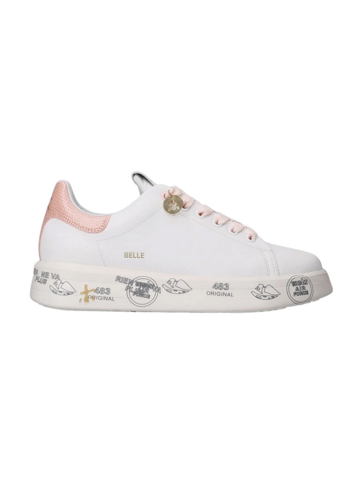 PREMIATA Sneaker Donna  BELLE VAR 8159 WHITE gioboutiqueweb